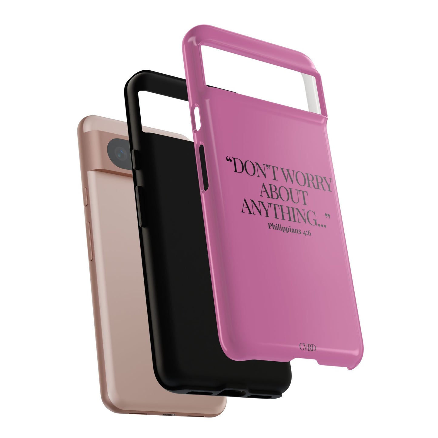 Pretty in Pink Phone Case (Philippians 4:6)