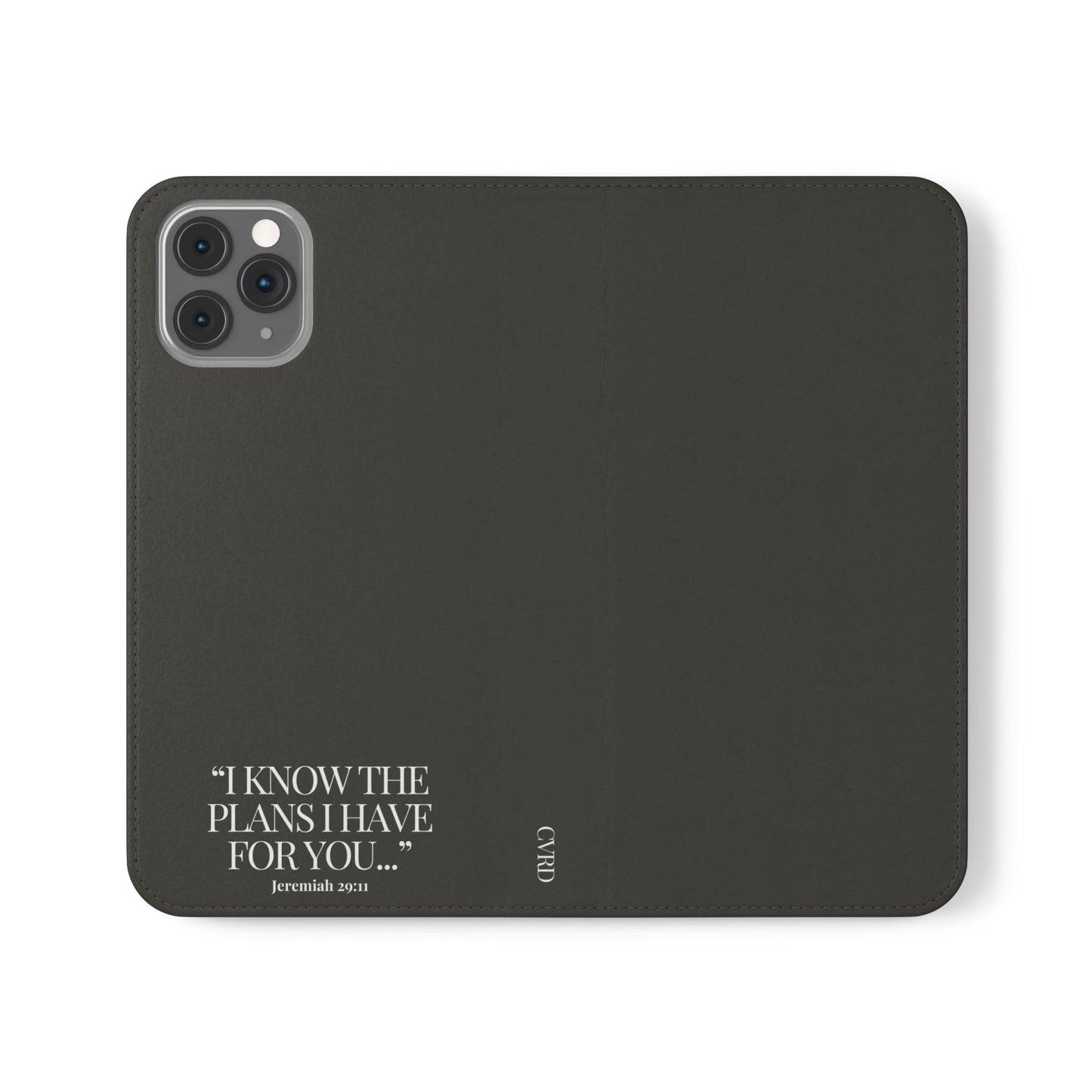 "God's Plan" - Black Phone Case (Jeremiah 29:11)