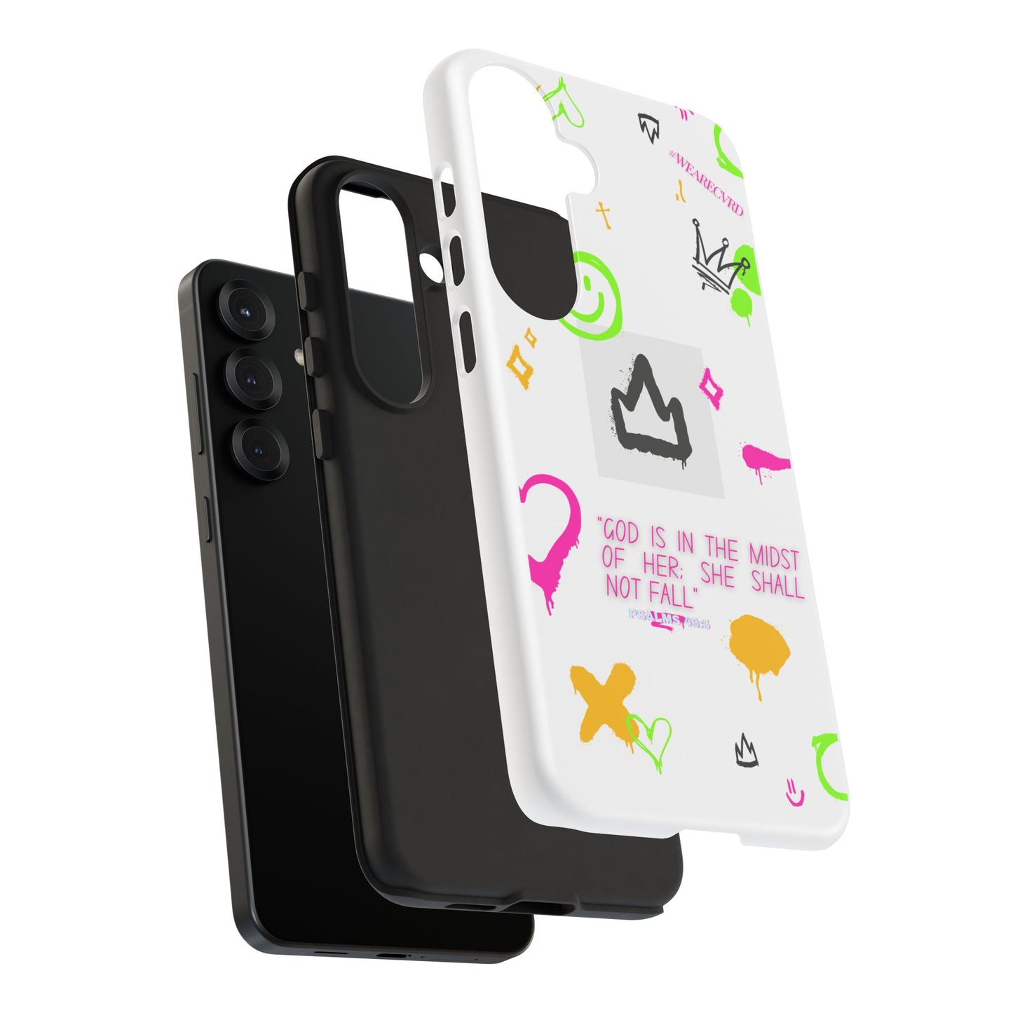 "Girl Power" - White Phone Case (Psalms 46:5)