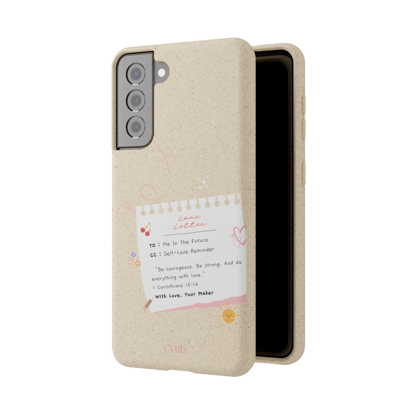 "Love Actually" - Biodegradable Phone Case (1 Corinthians 16:14)