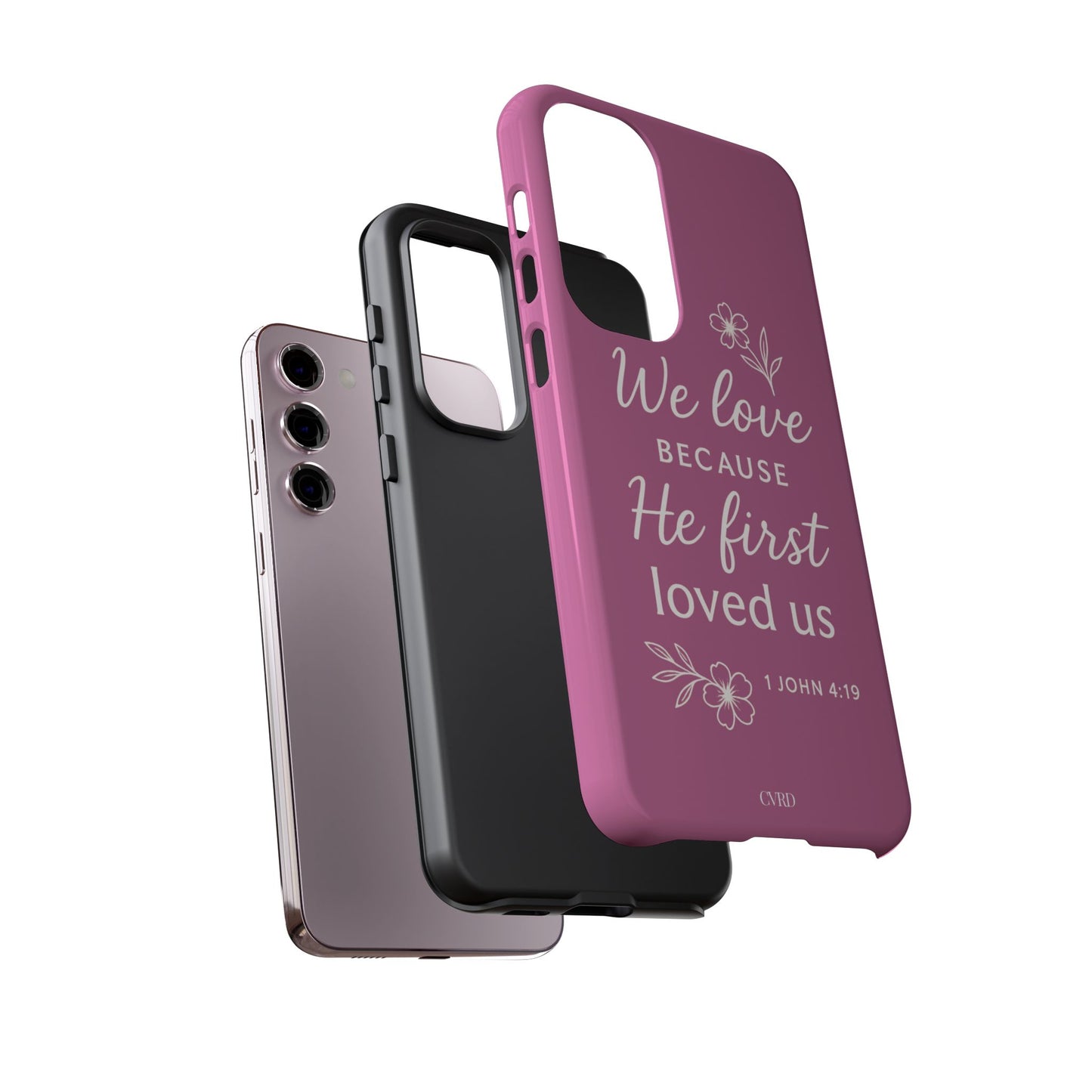 "First Love" - Pink Phone Case (1 John 4:19)