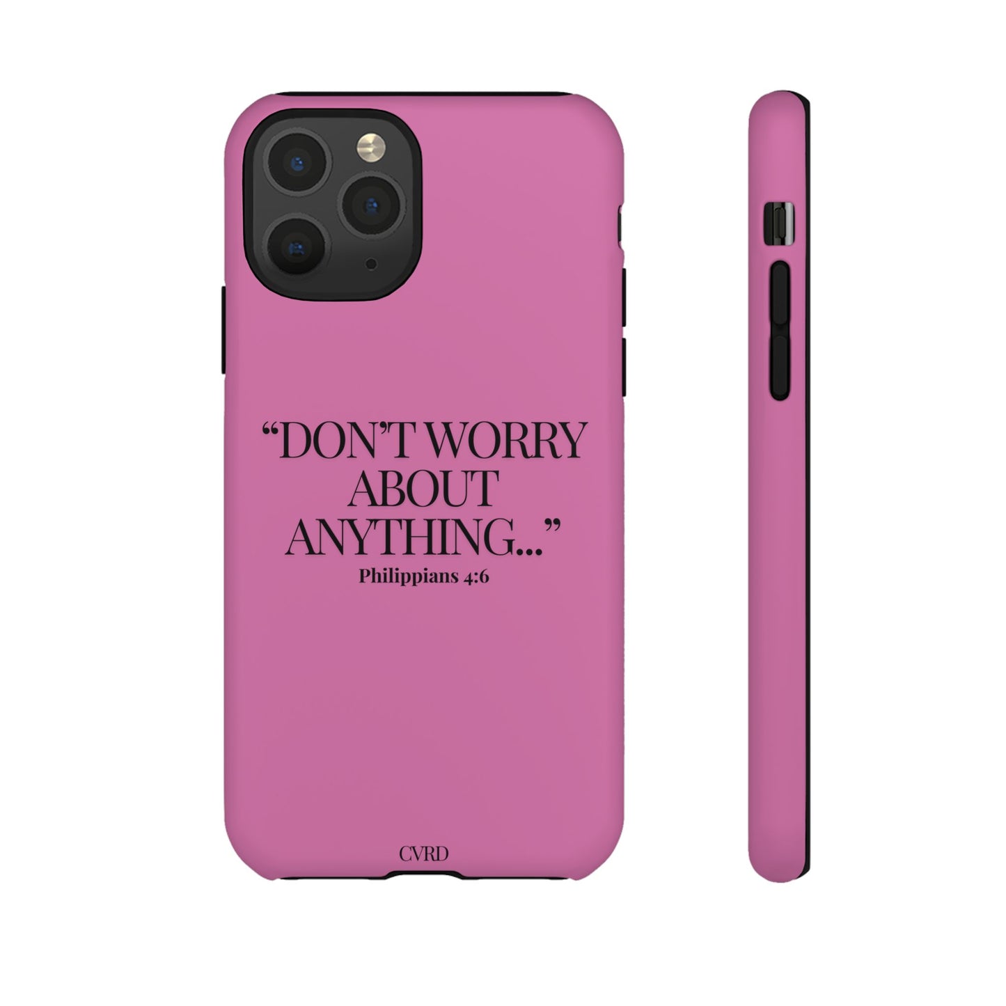 Pretty in Pink Phone Case (Philippians 4:6)