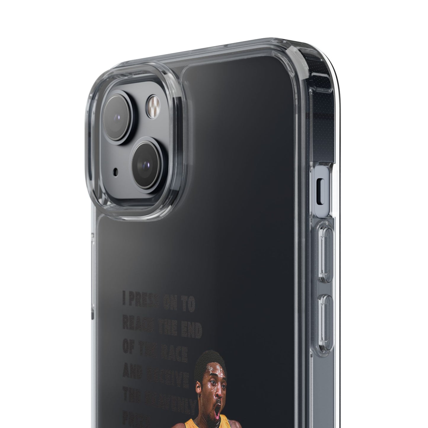 "Angel" – Transparent Phone Case (Philippians 3:14)