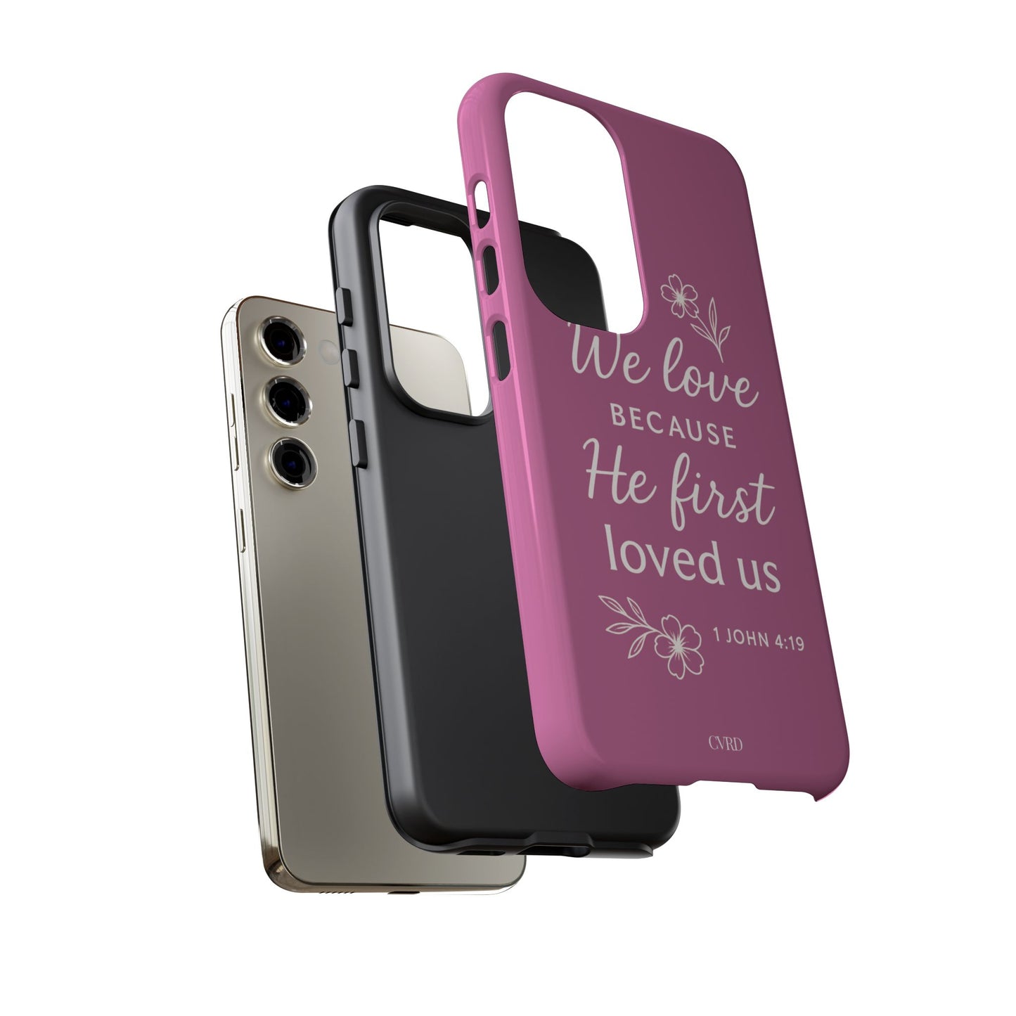 "First Love" - Pink Phone Case (1 John 4:19)