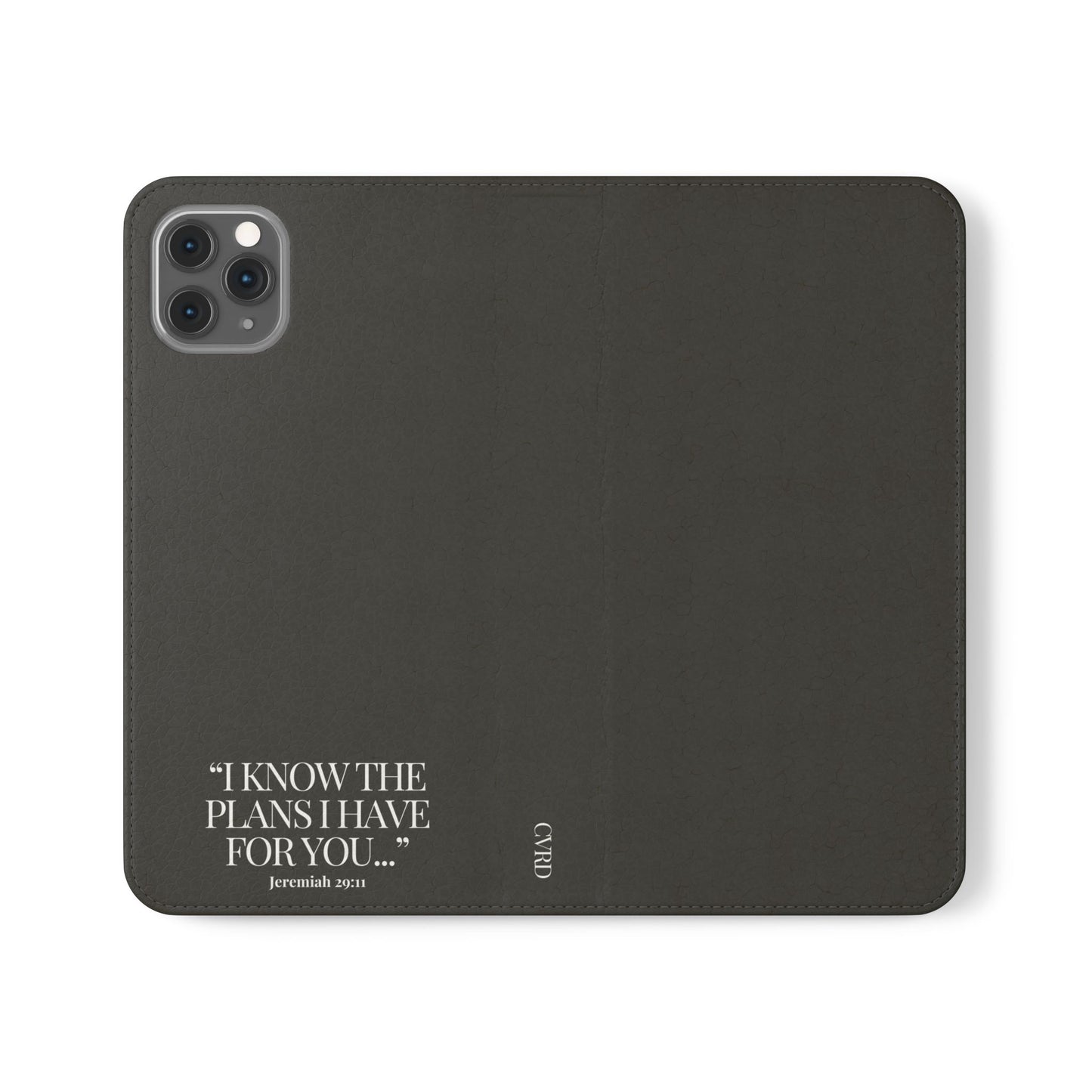 "God's Plan" - Black Phone Case (Jeremiah 29:11)