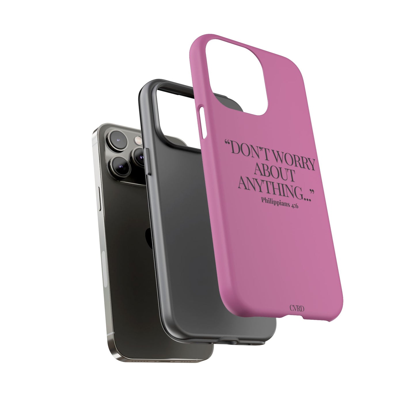 Pretty in Pink Phone Case (Philippians 4:6)