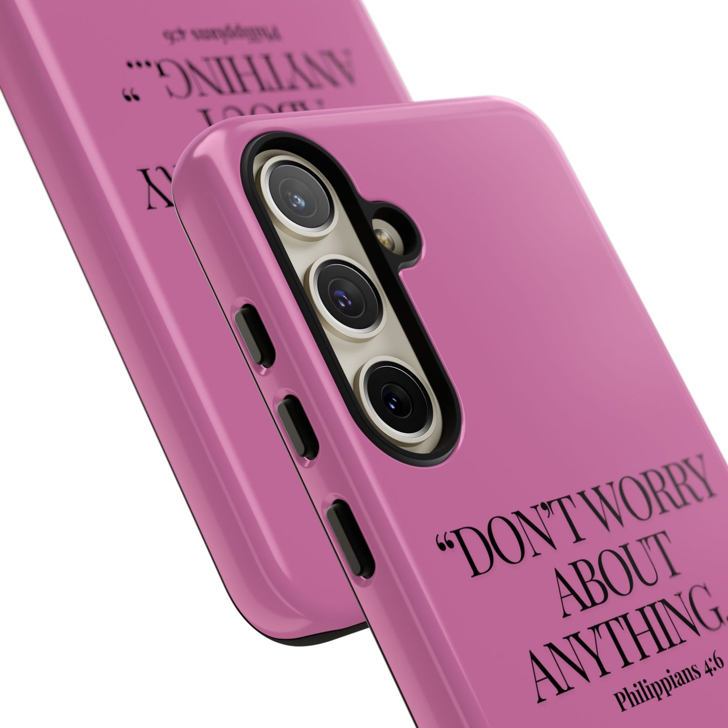 Pretty in Pink Phone Case (Philippians 4:6)