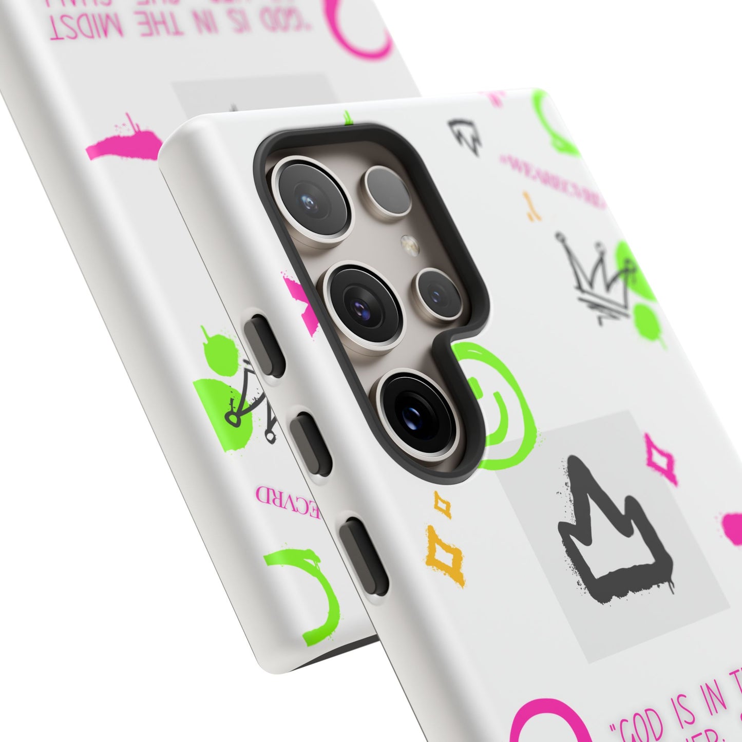 "Girl Power" - White Phone Case (Psalms 46:5)