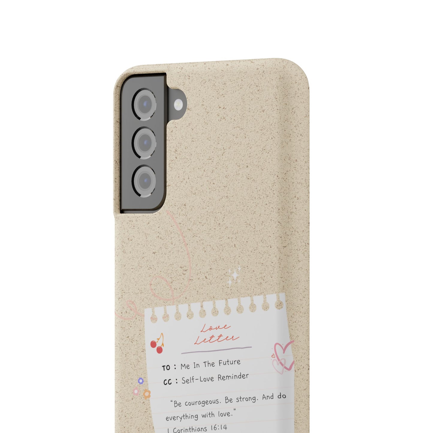 "Love Actually" - Biodegradable Phone Case (1 Corinthians 16:14)