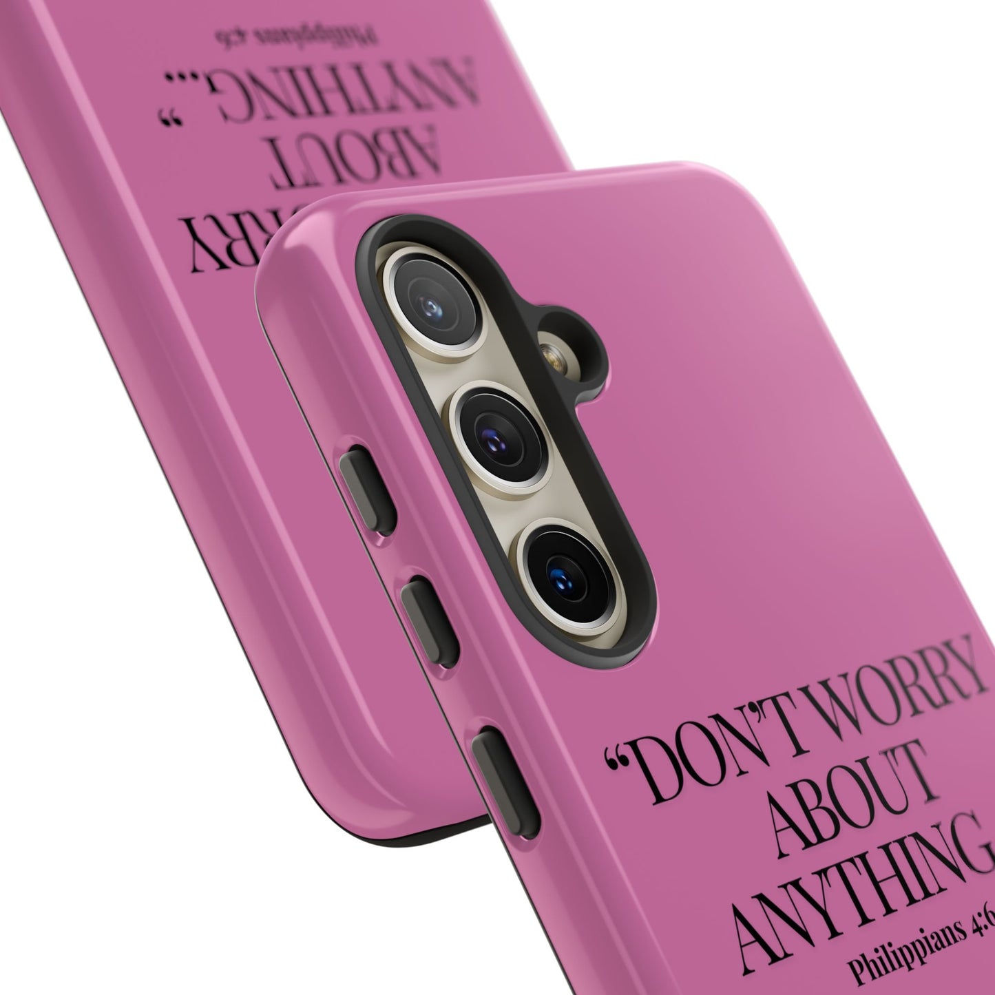 Pretty in Pink Phone Case (Philippians 4:6)