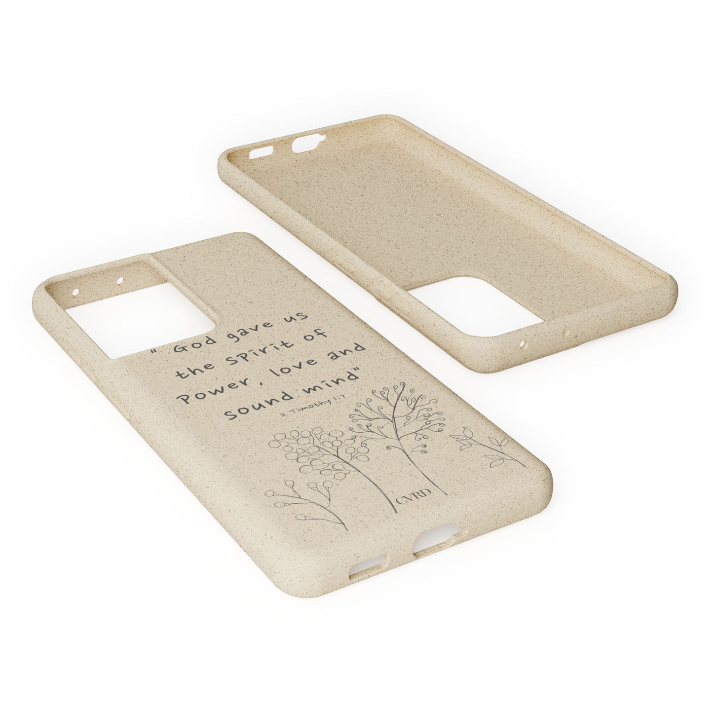 "Faith Over Fear" - Biodegradable Phone Case (2 Timothy 1:7)