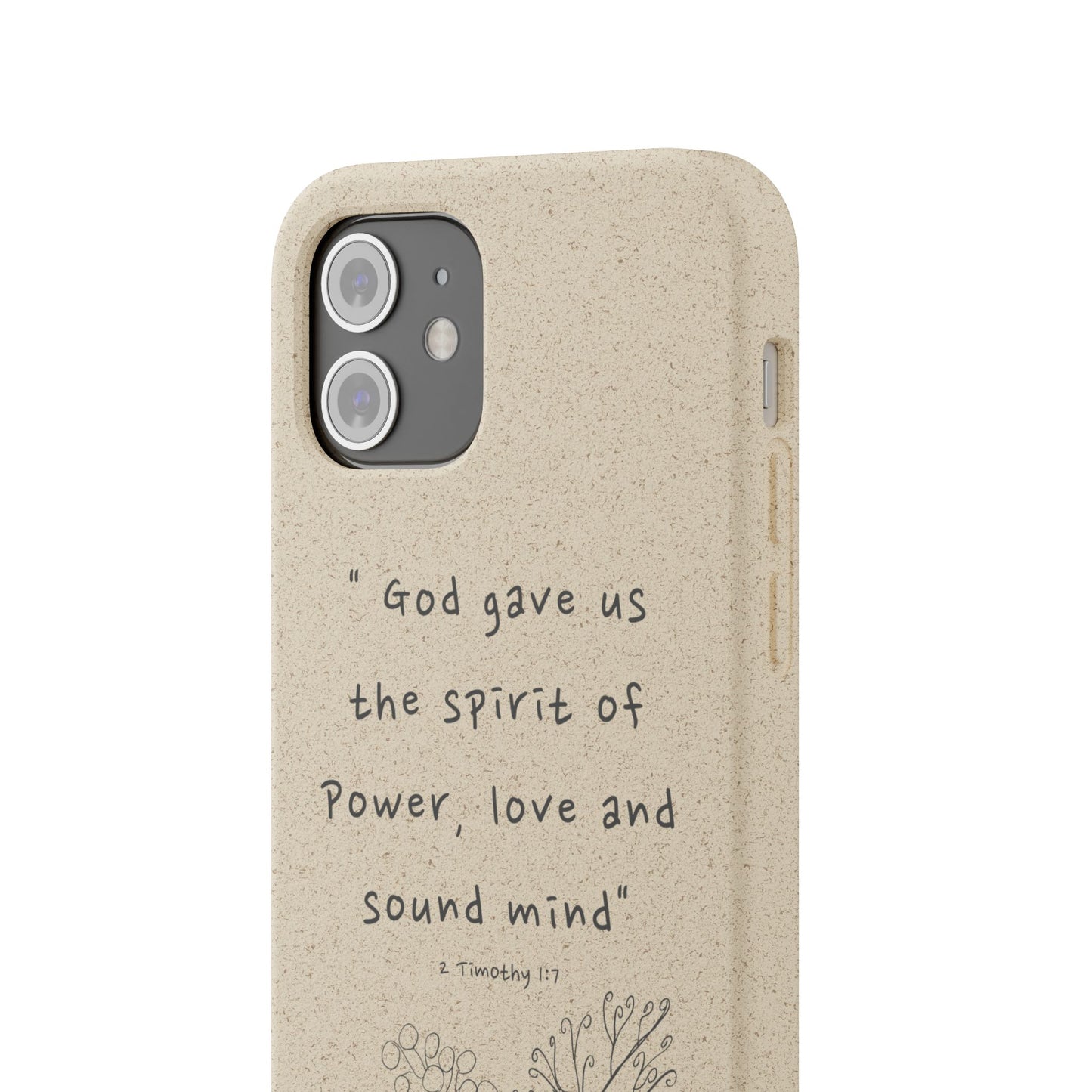 "Faith Over Fear" - Biodegradable Phone Case (2 Timothy 1:7)