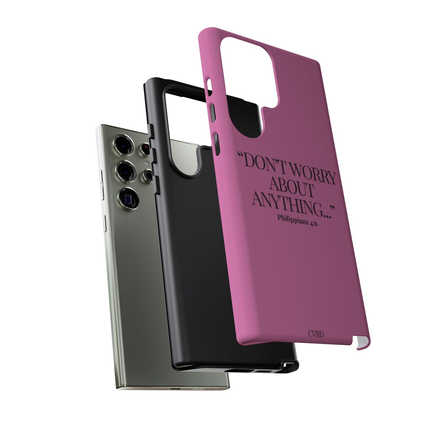 Pretty in Pink Phone Case (Philippians 4:6)