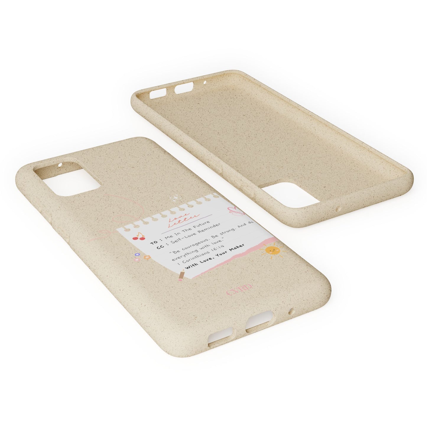 "Love Actually" - Biodegradable Phone Case (1 Corinthians 16:14)
