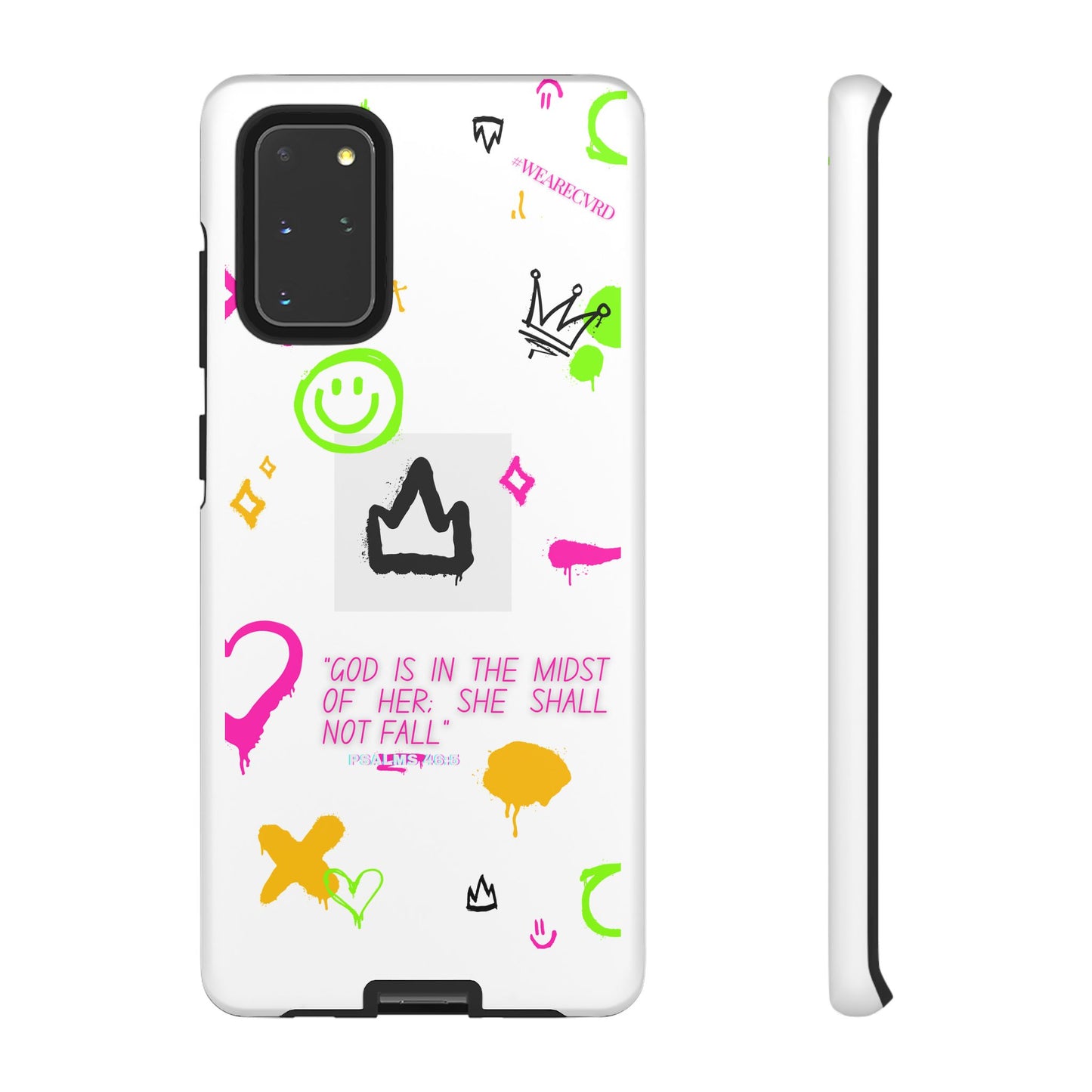 "Girl Power" - White Phone Case (Psalms 46:5)