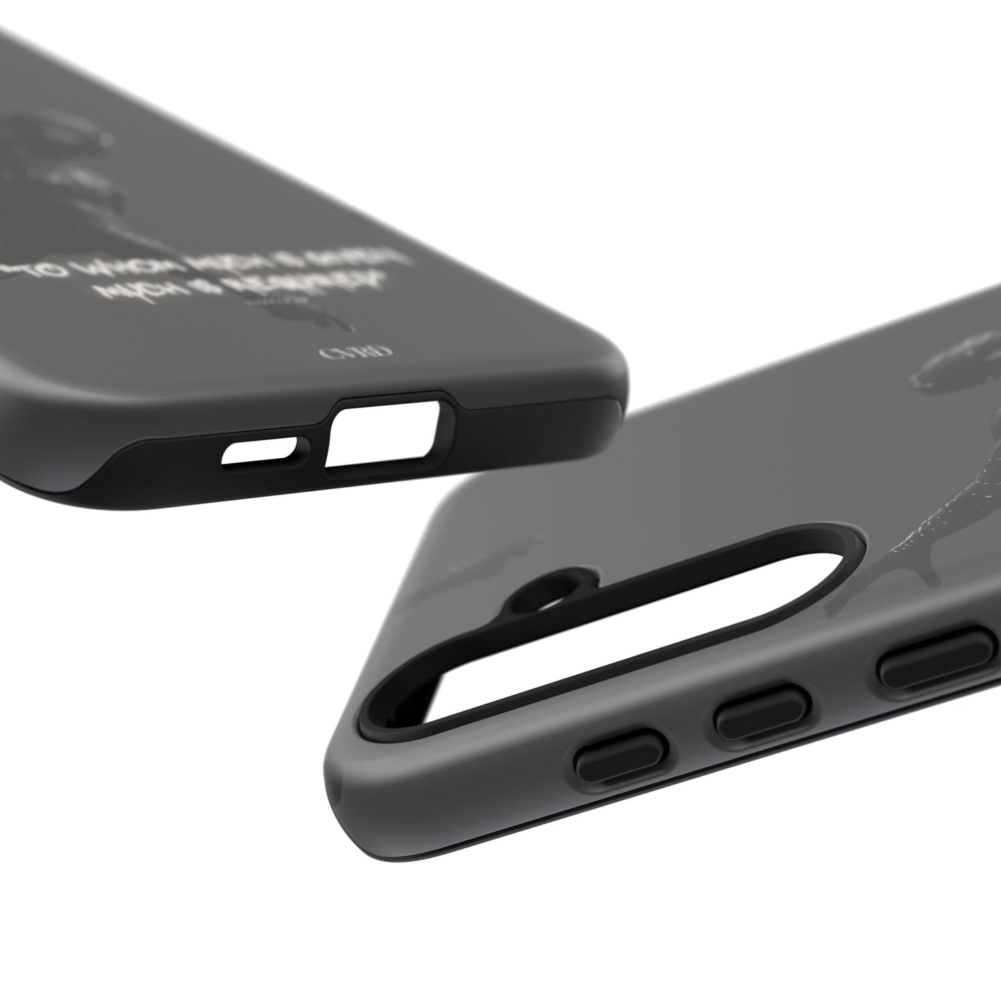 "Responsibility" - Black Phone Case (Luke 12:48)