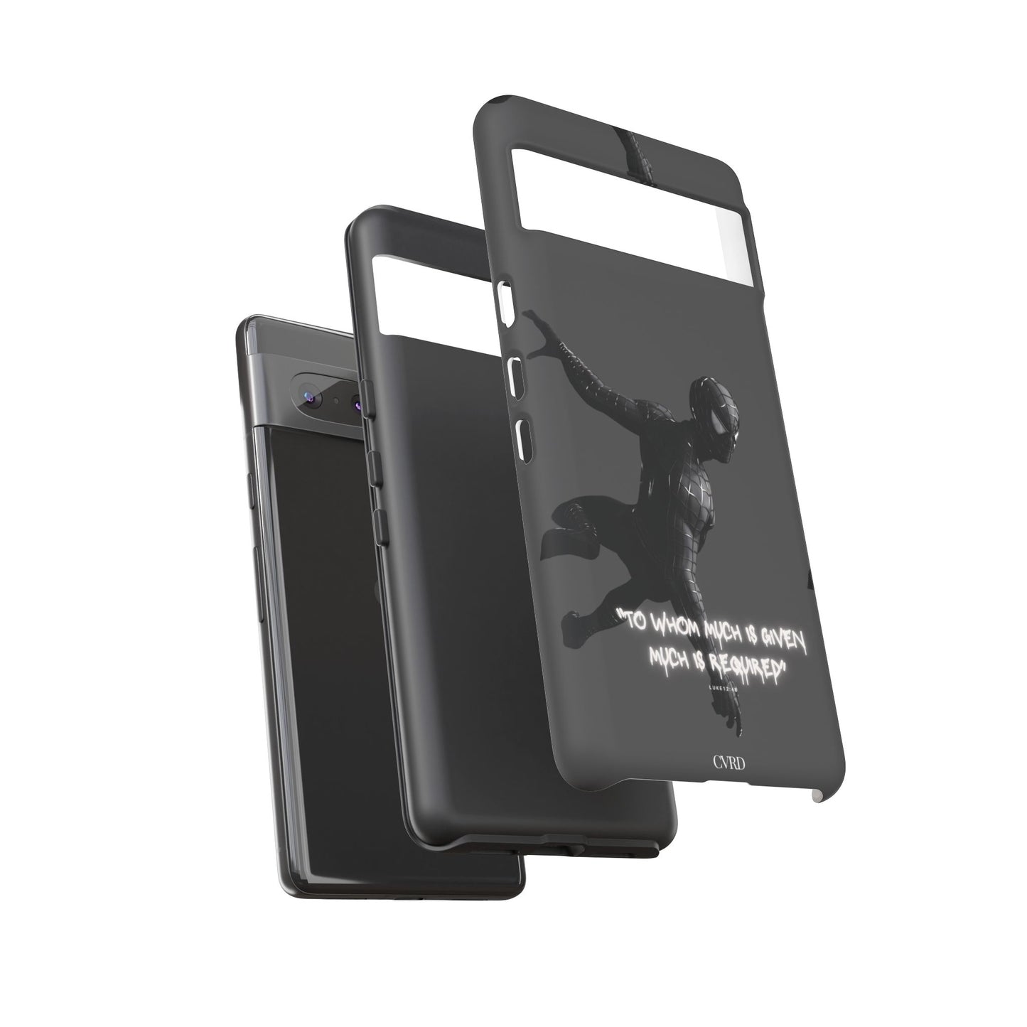 "Responsibility" - Black Phone Case (Luke 12:48)