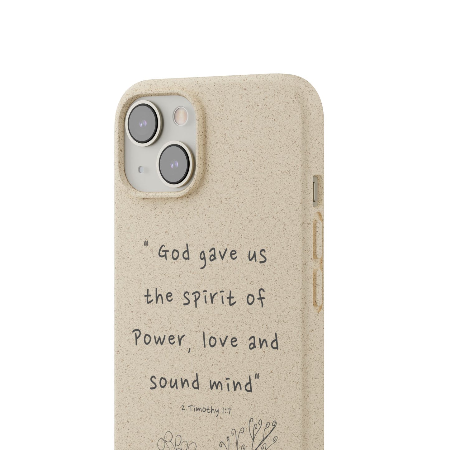 "Faith Over Fear" - Biodegradable Phone Case (2 Timothy 1:7)