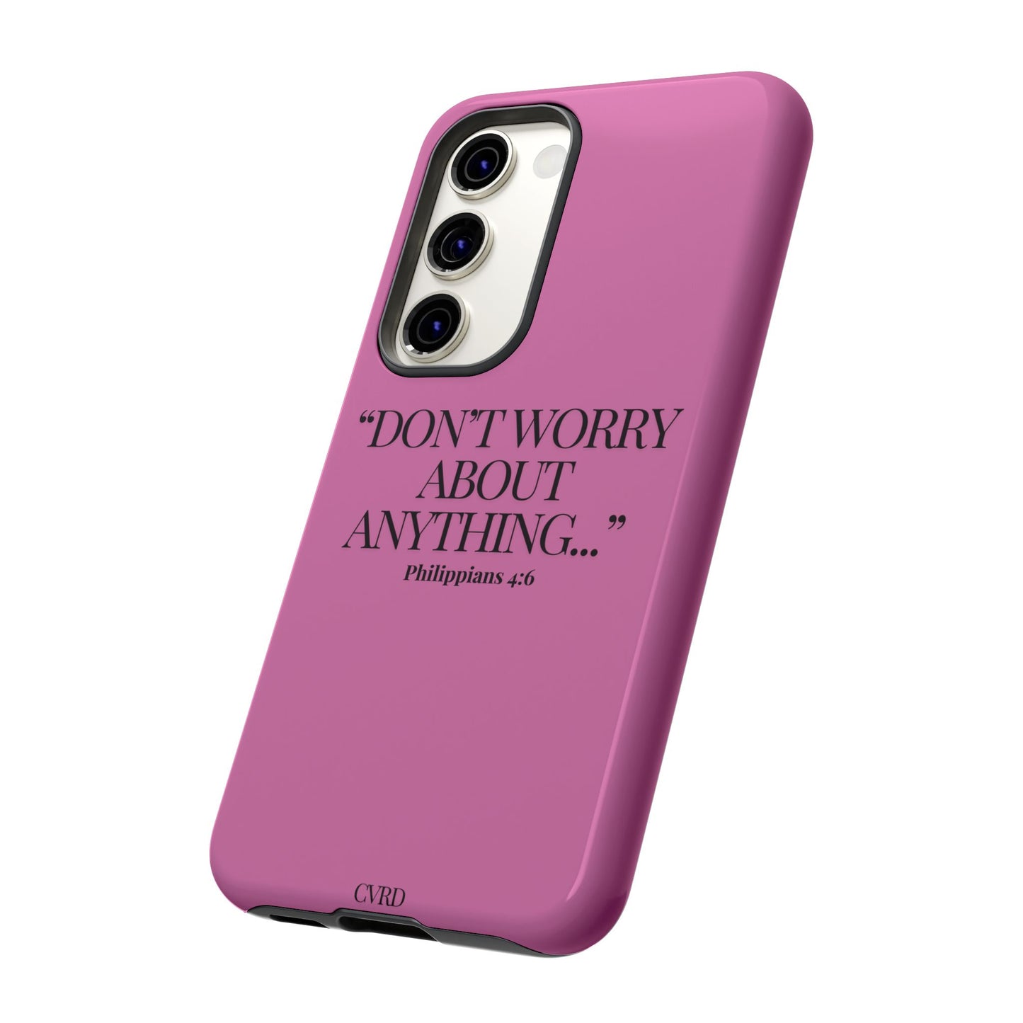 Pretty in Pink Phone Case (Philippians 4:6)