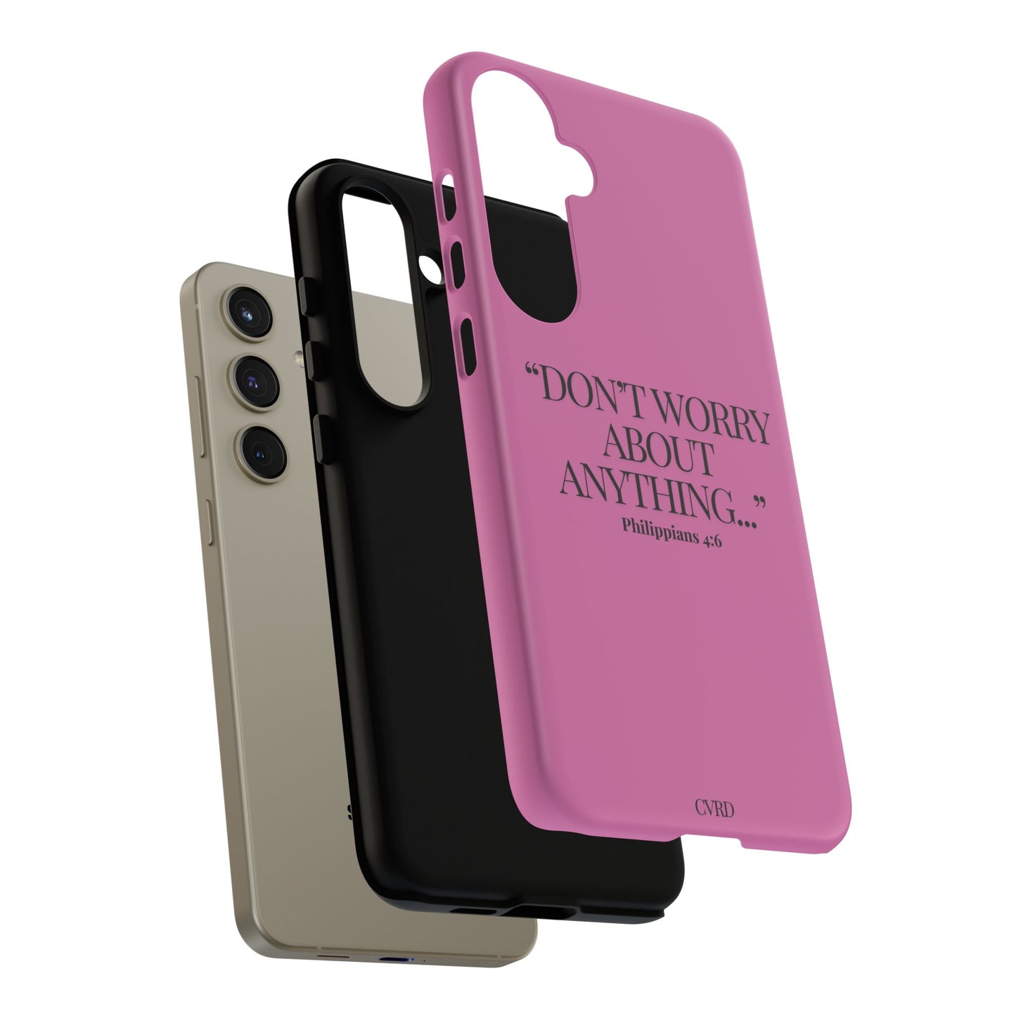 Pretty in Pink Phone Case (Philippians 4:6)