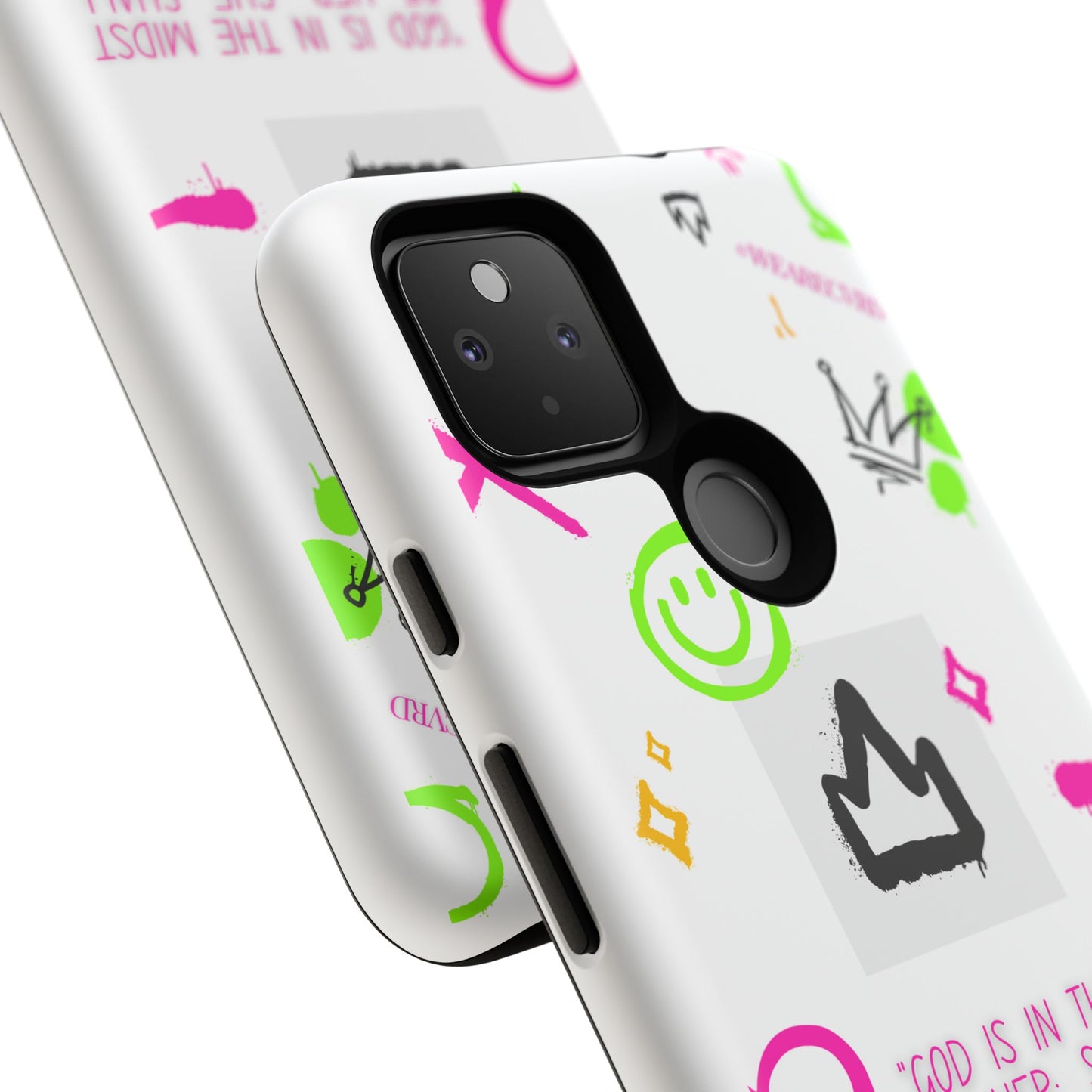 "Girl Power" - White Phone Case (Psalms 46:5)