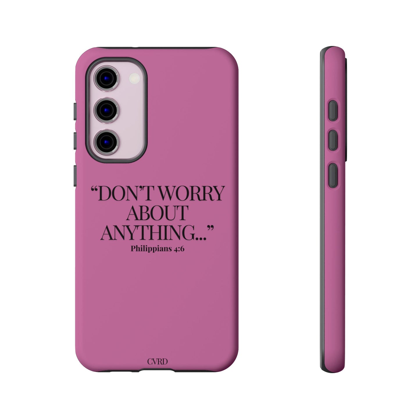 Pretty in Pink Phone Case (Philippians 4:6)