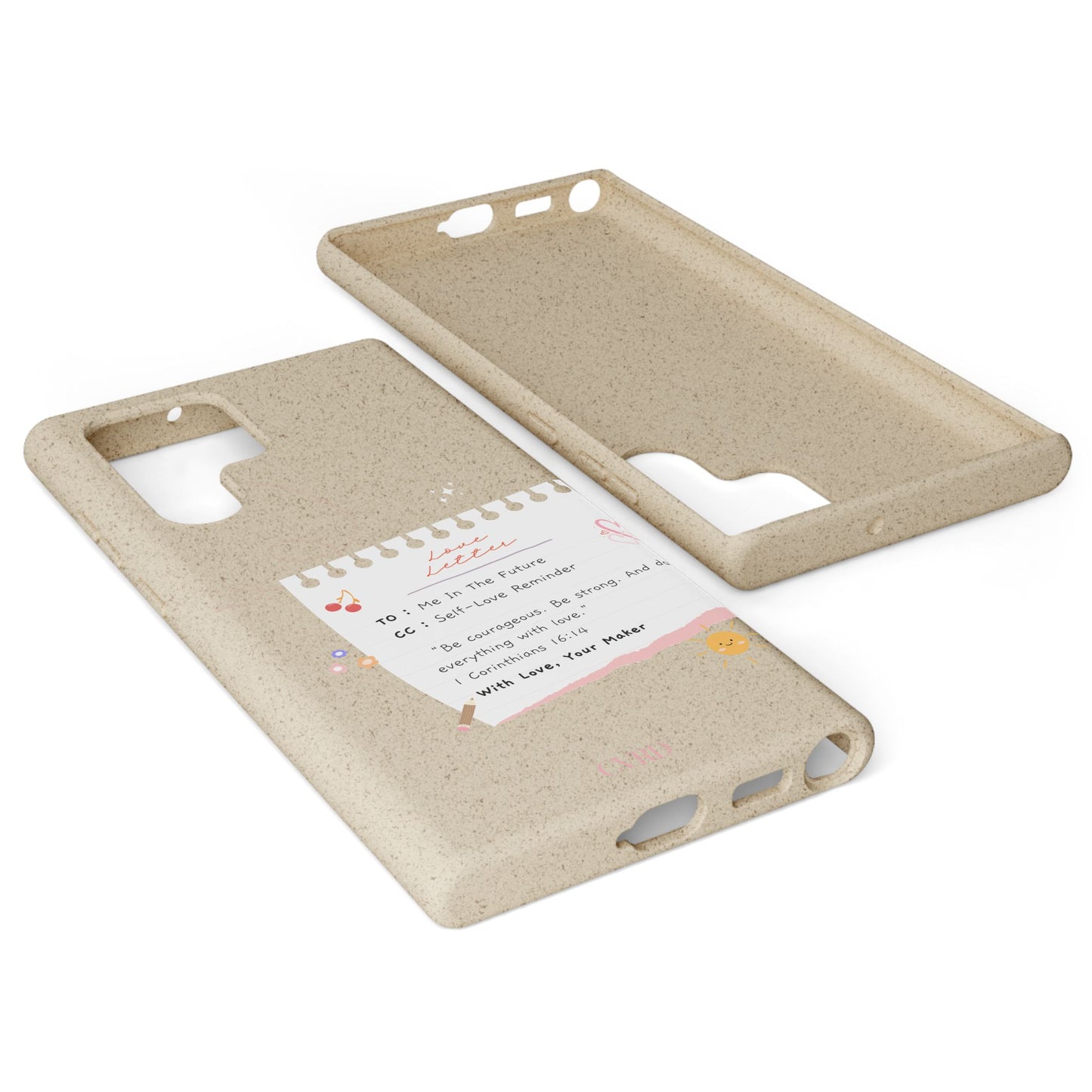 "Love Actually" - Biodegradable Phone Case (1 Corinthians 16:14)