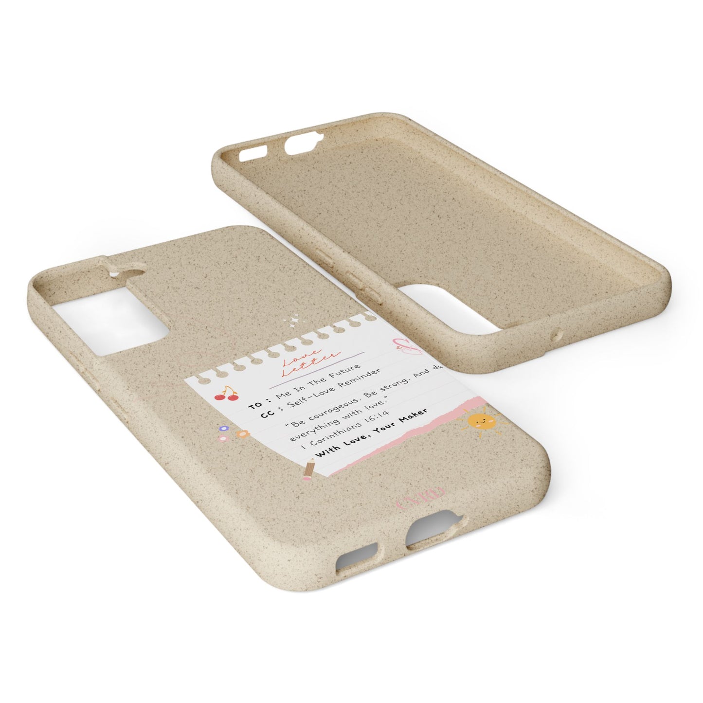 "Love Actually" - Biodegradable Phone Case (1 Corinthians 16:14)