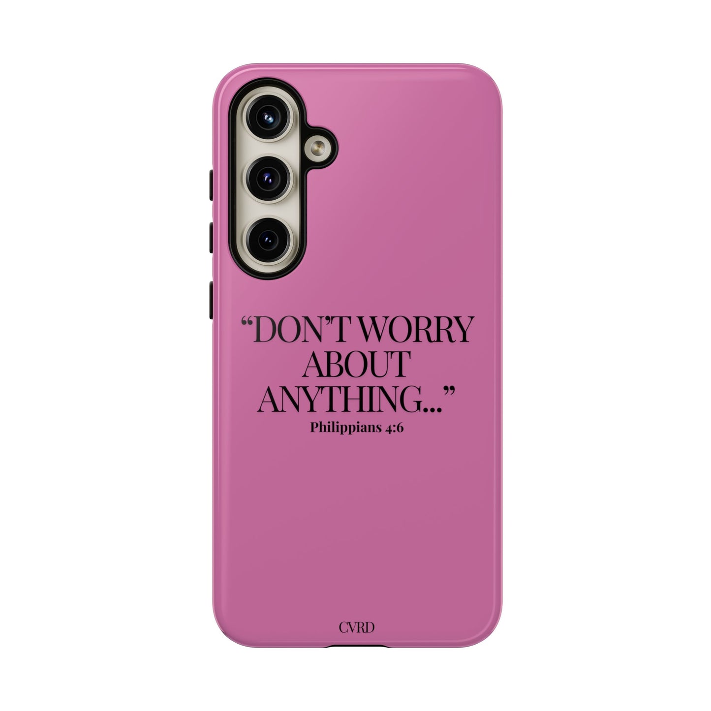 Pretty in Pink Phone Case (Philippians 4:6)