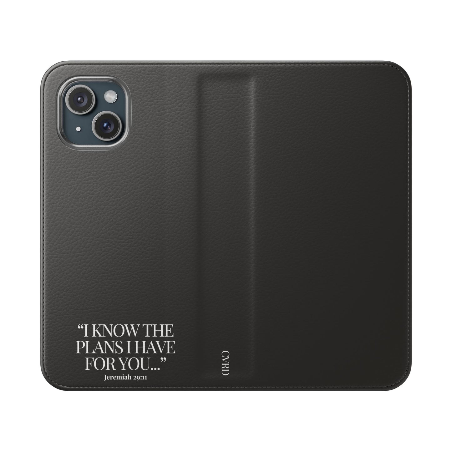 "God's Plan" - Black Phone Case (Jeremiah 29:11)
