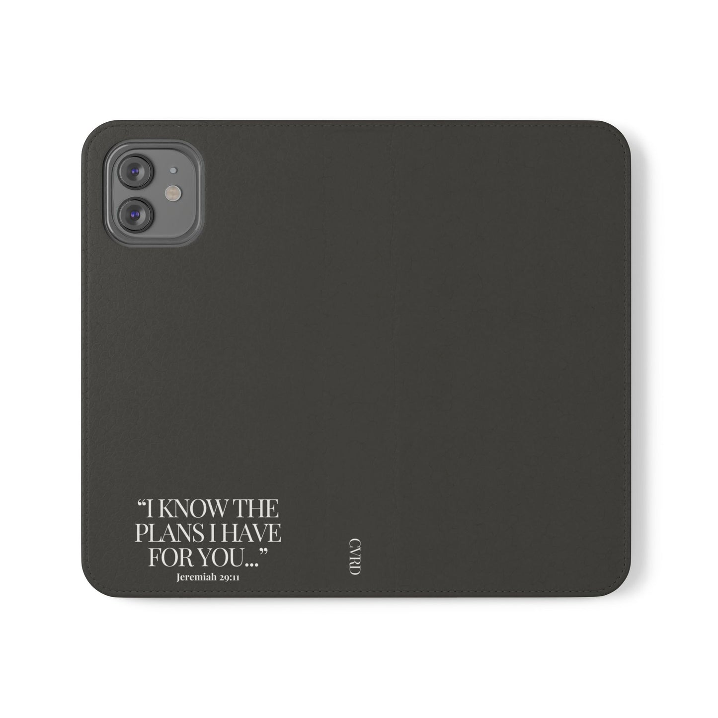"God's Plan" - Black Phone Case (Jeremiah 29:11)