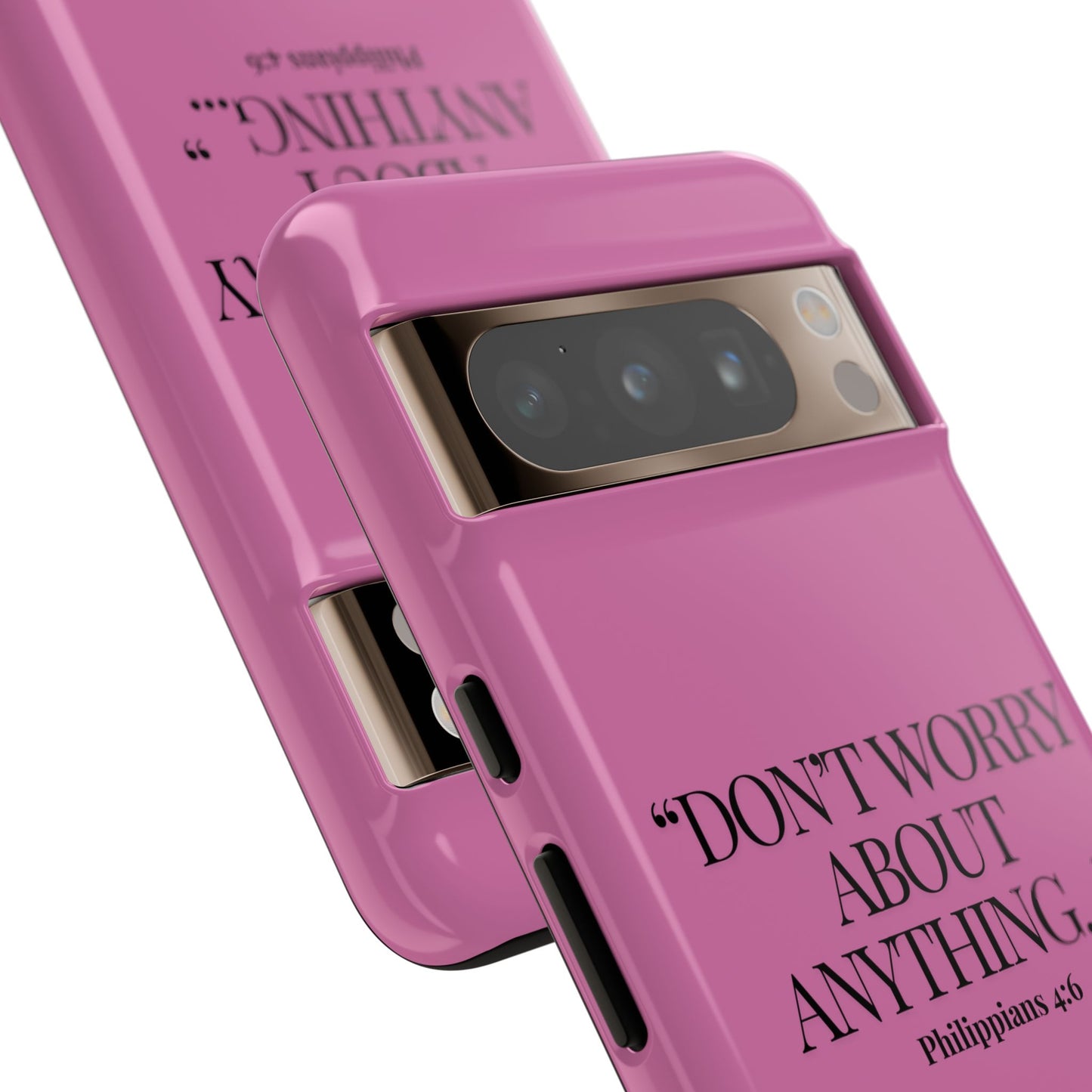 Pretty in Pink Phone Case (Philippians 4:6)