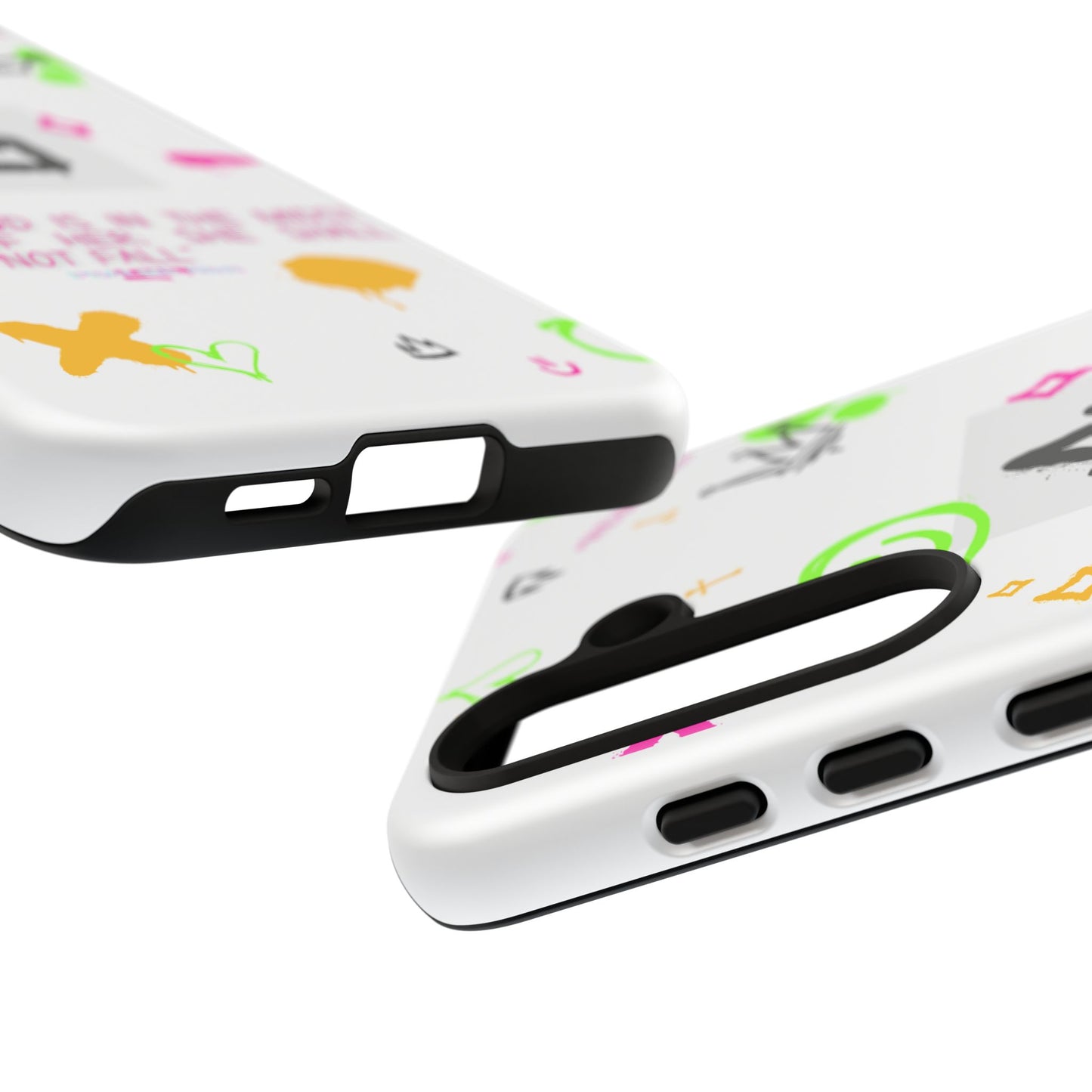 "Girl Power" - White Phone Case (Psalms 46:5)