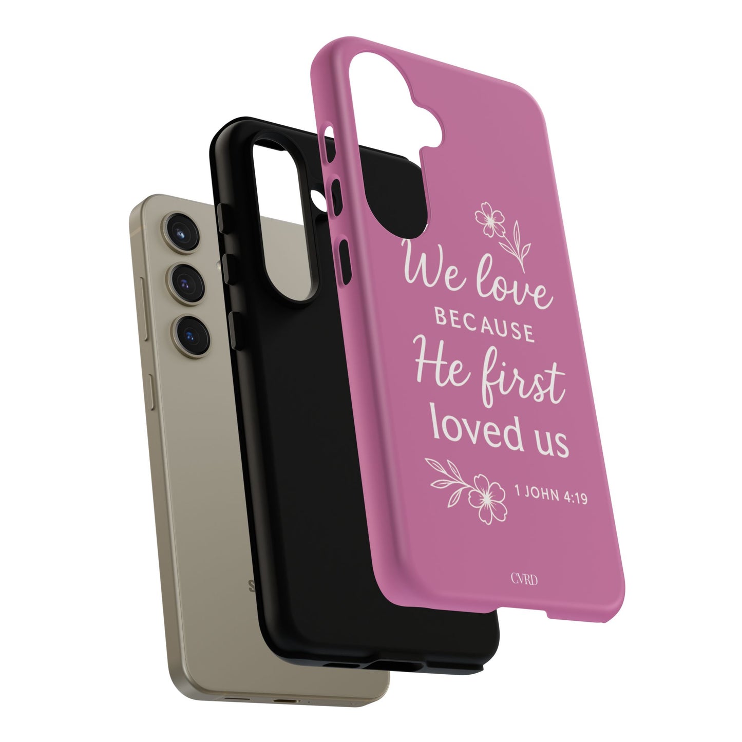 "First Love" - Pink Phone Case (1 John 4:19)