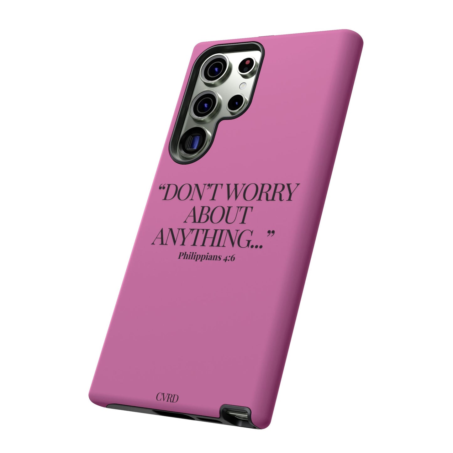 Pretty in Pink Phone Case (Philippians 4:6)