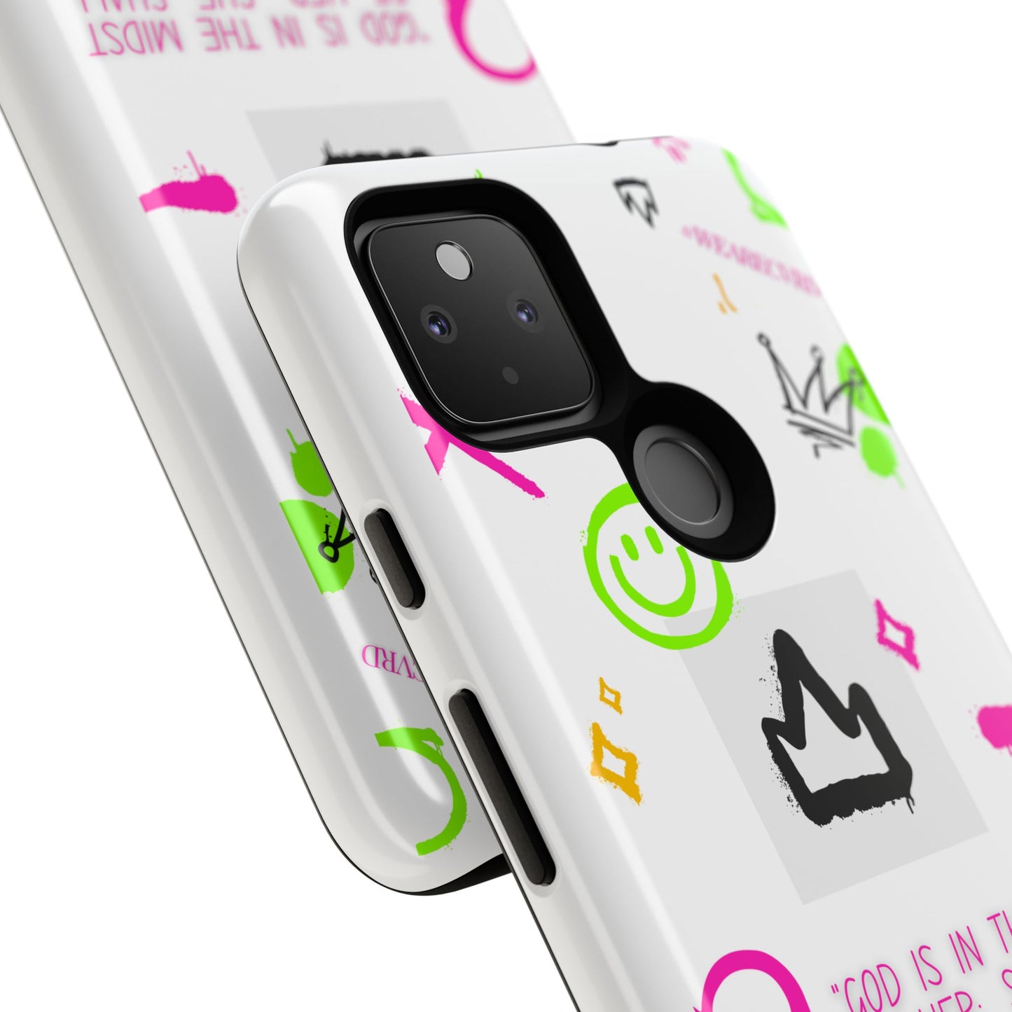 "Girl Power" - White Phone Case (Psalms 46:5)