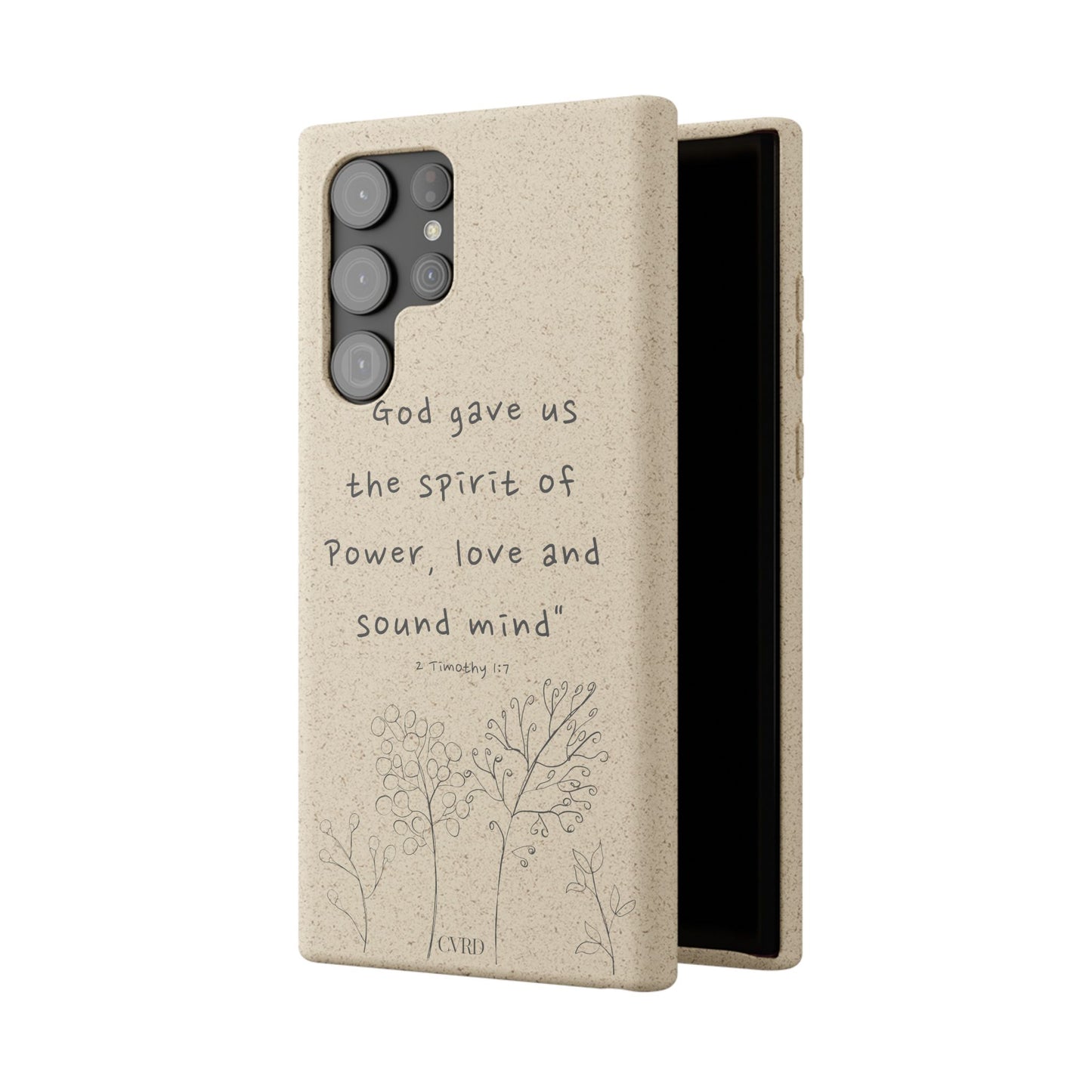 "Faith Over Fear" - Biodegradable Phone Case (2 Timothy 1:7)