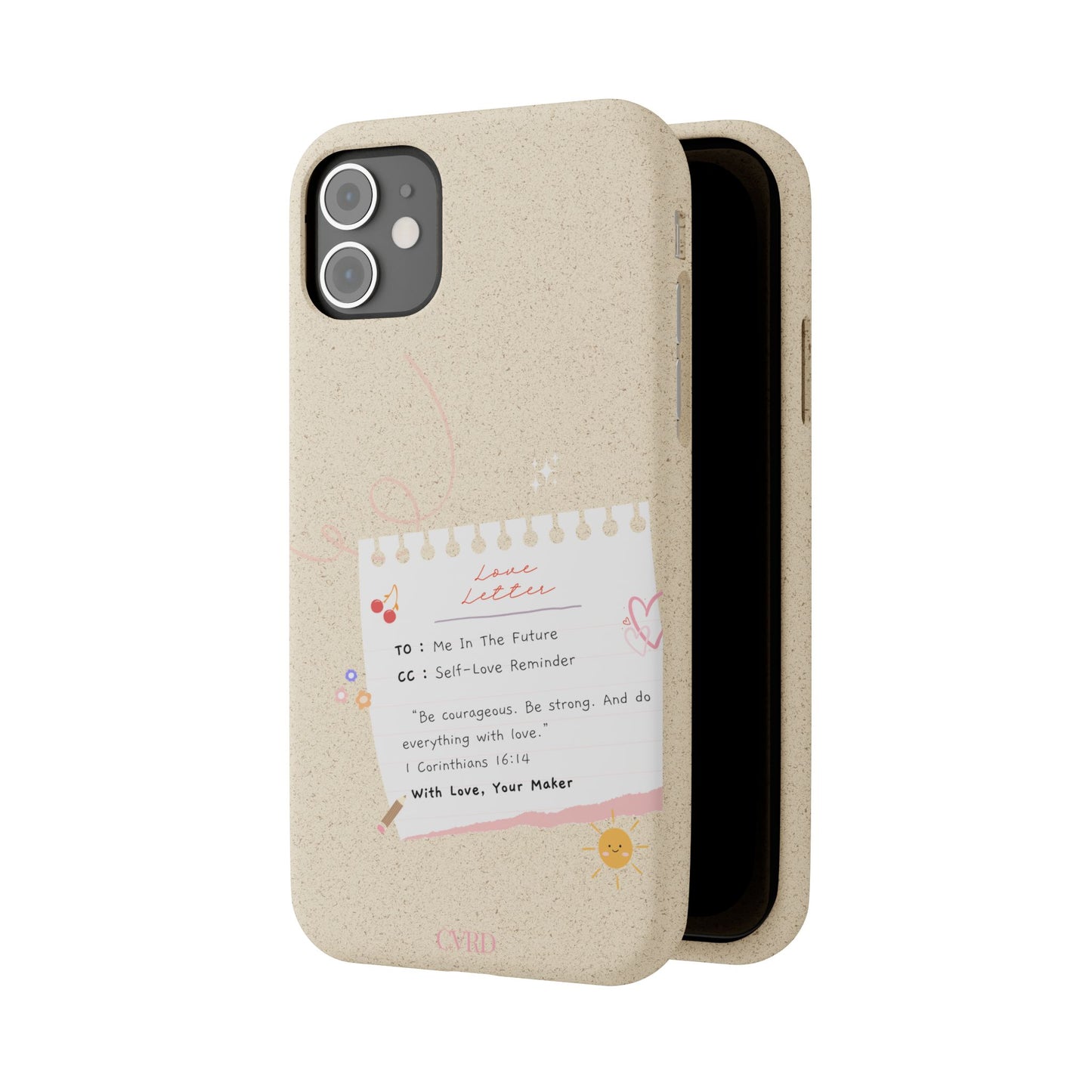 "Love Actually" - Biodegradable Phone Case (1 Corinthians 16:14)