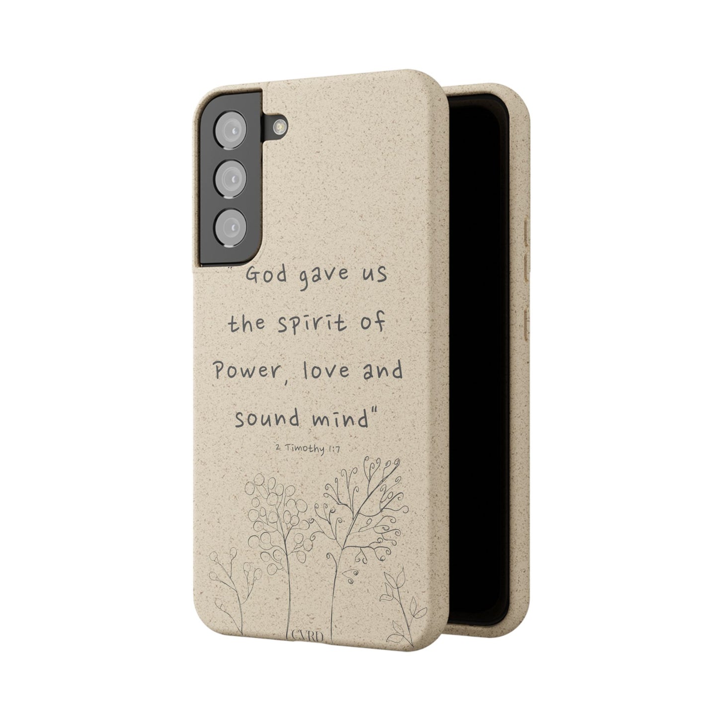 "Faith Over Fear" - Biodegradable Phone Case (2 Timothy 1:7)