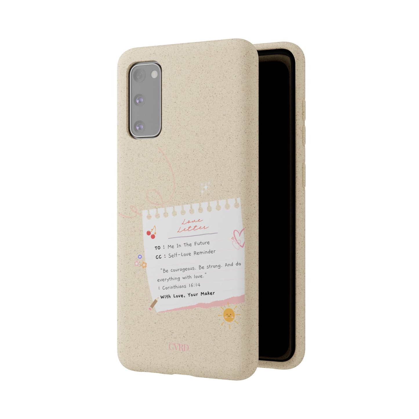 "Love Actually" - Biodegradable Phone Case (1 Corinthians 16:14)