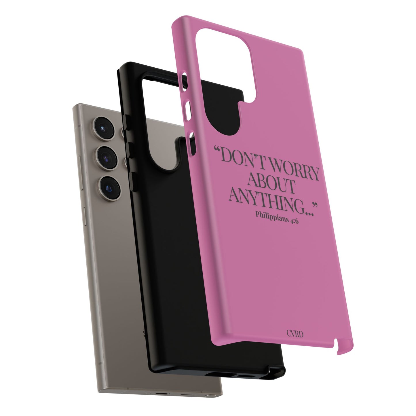 Pretty in Pink Phone Case (Philippians 4:6)