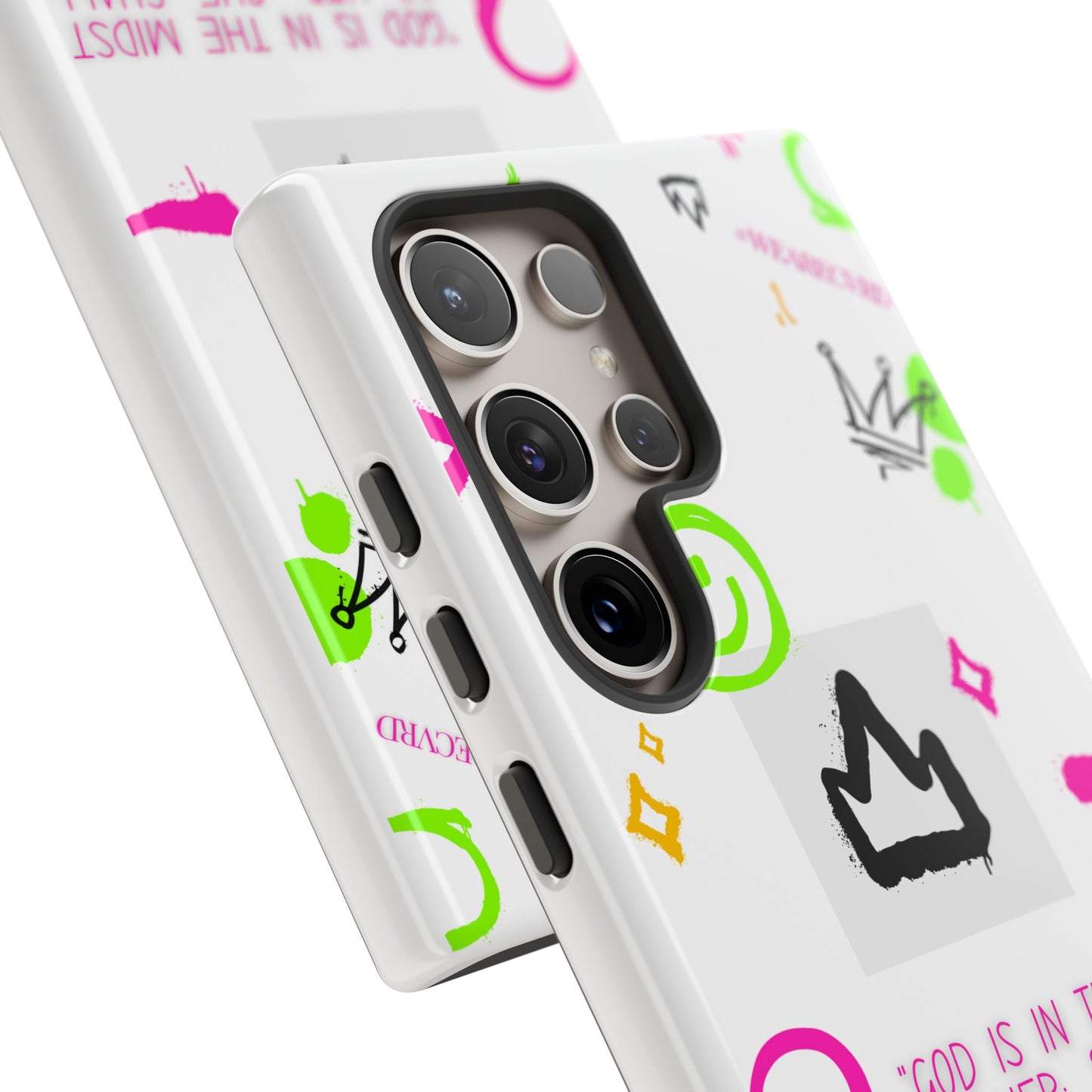 "Girl Power" - White Phone Case (Psalms 46:5)