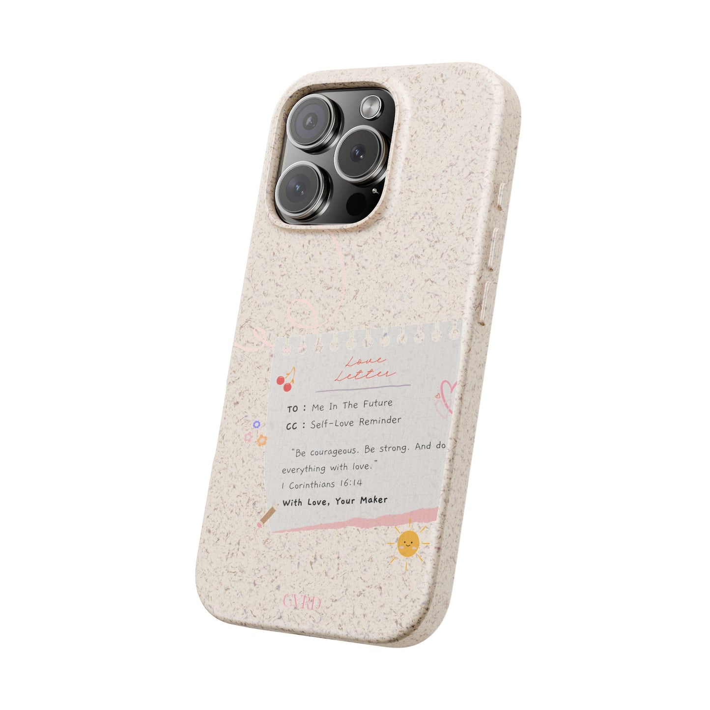 "Love Actually" - Biodegradable Phone Case (1 Corinthians 16:14)