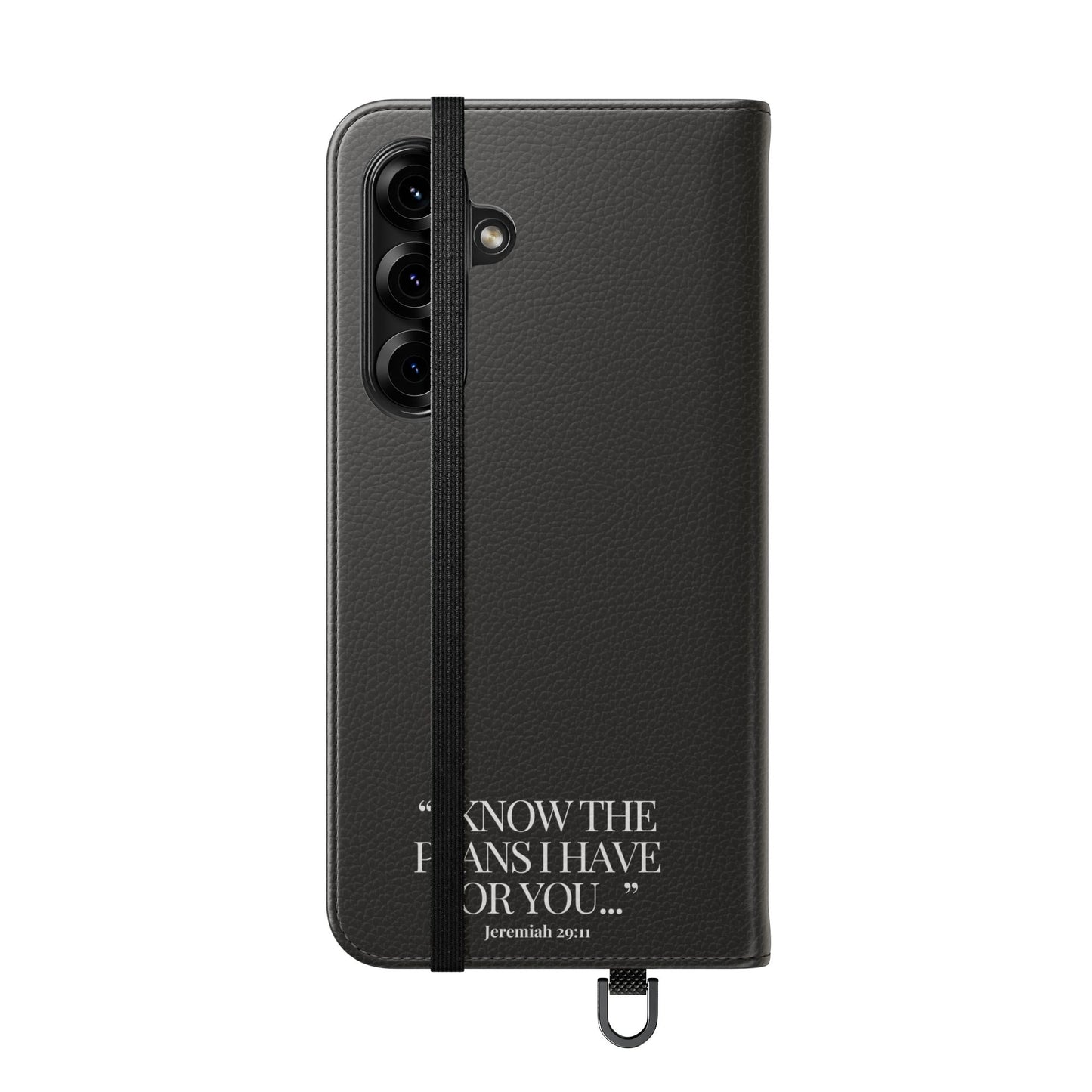 "God's Plan" - Black Phone Case (Jeremiah 29:11)