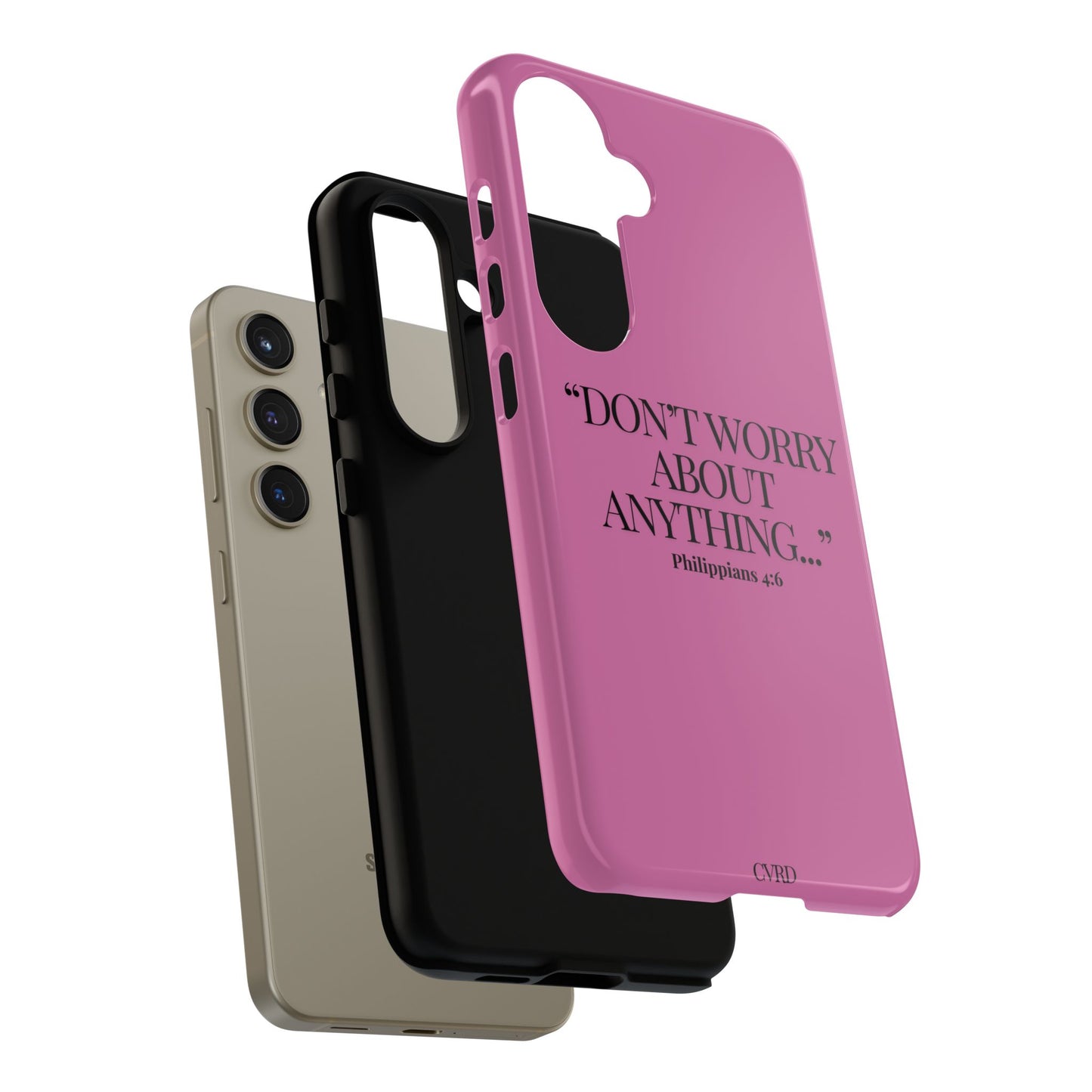 Pretty in Pink Phone Case (Philippians 4:6)