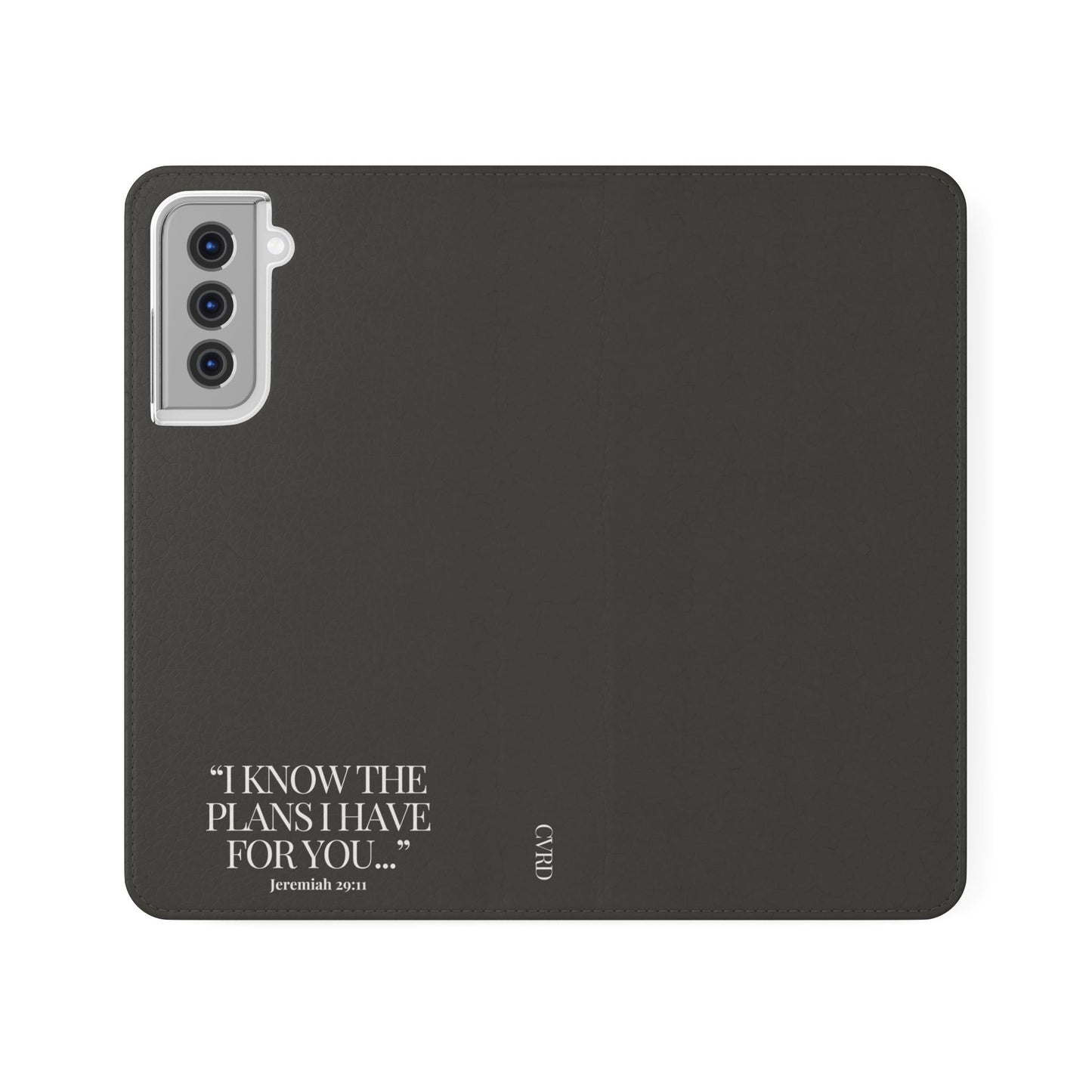 "God's Plan" - Black Phone Case (Jeremiah 29:11)