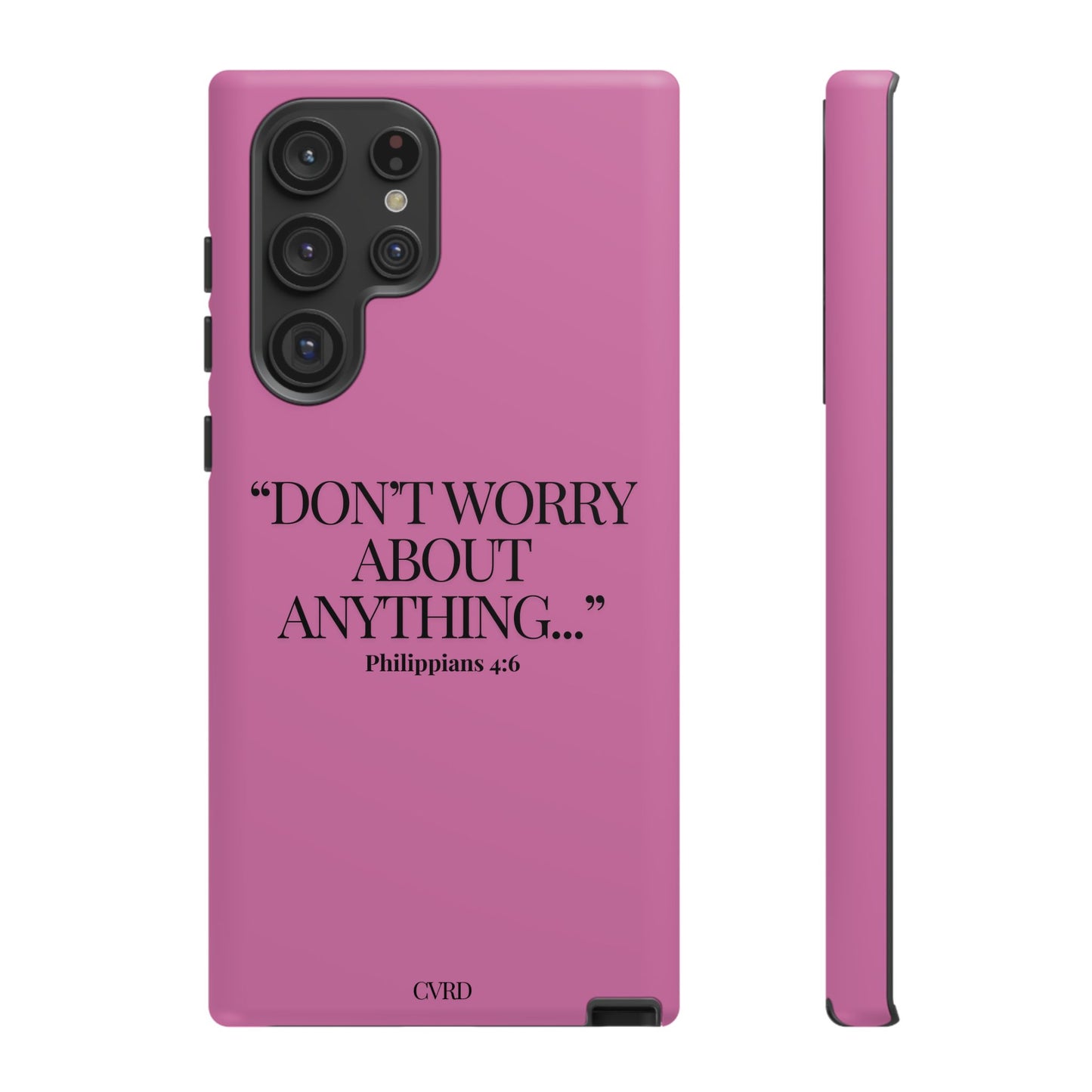 Pretty in Pink Phone Case (Philippians 4:6)