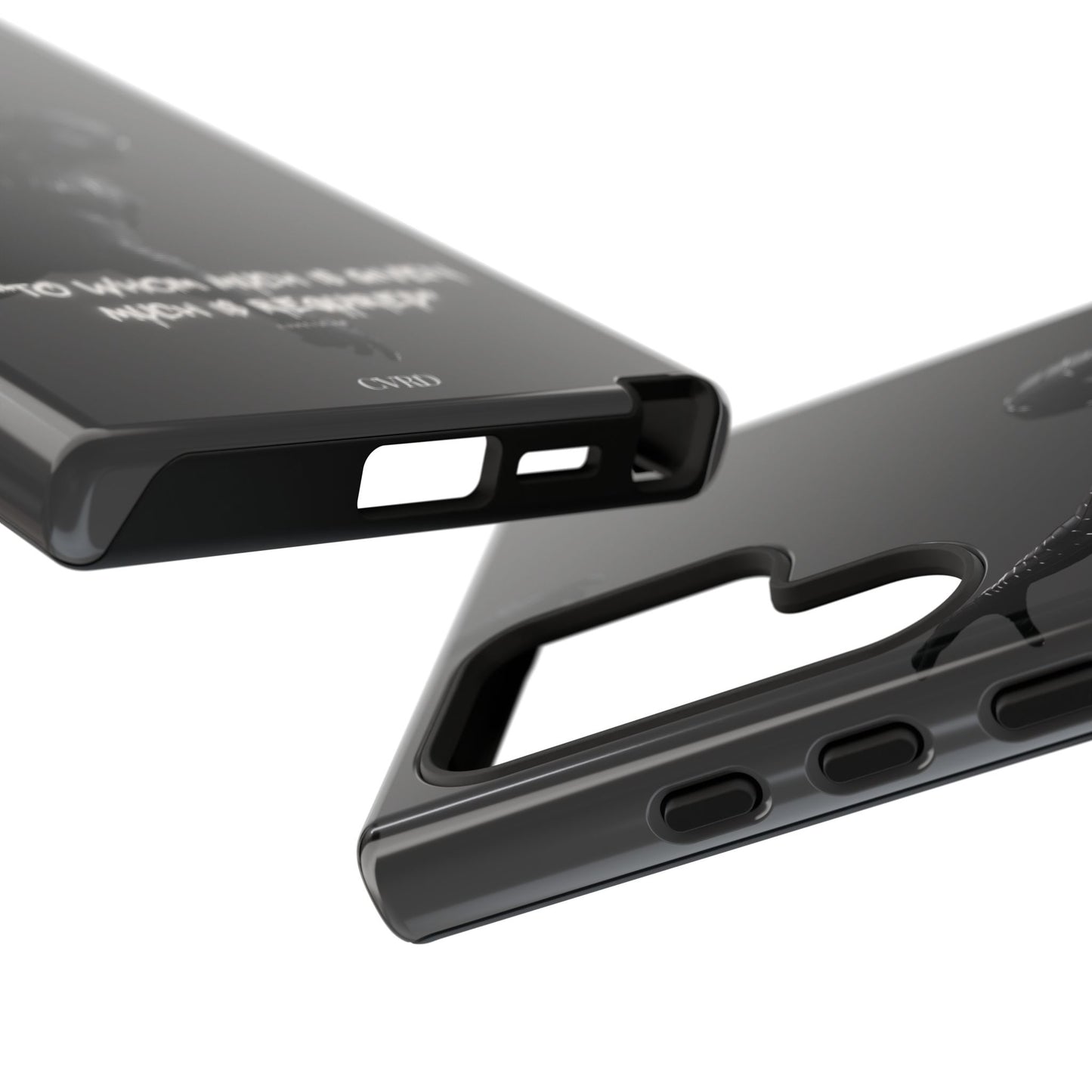 "Responsibility" - Black Phone Case (Luke 12:48)