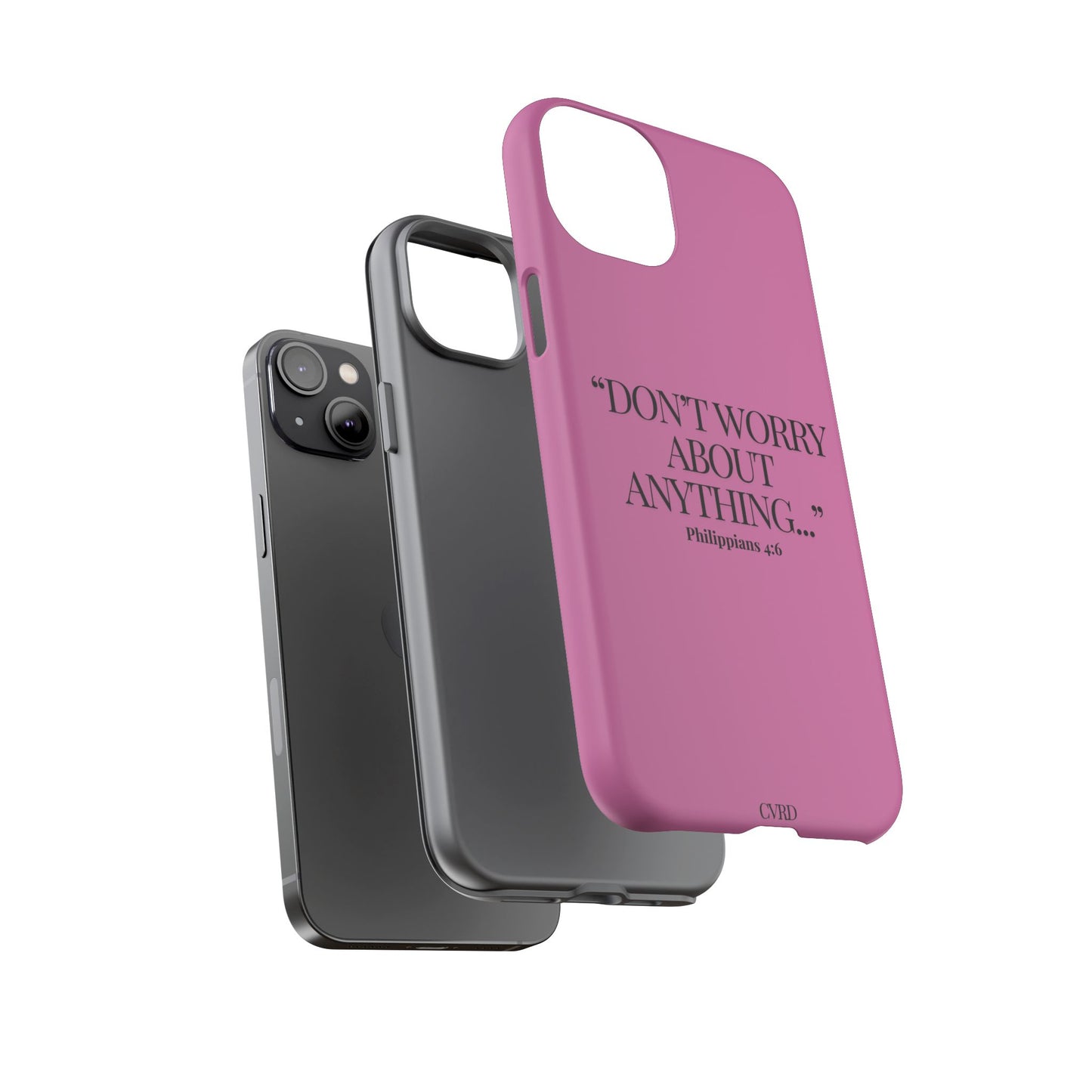 Pretty in Pink Phone Case (Philippians 4:6)