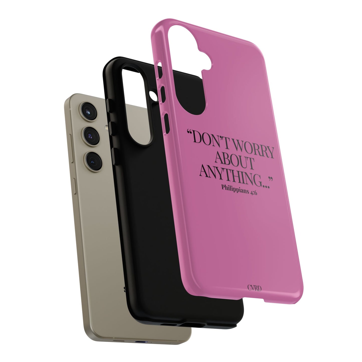 Pretty in Pink Phone Case (Philippians 4:6)